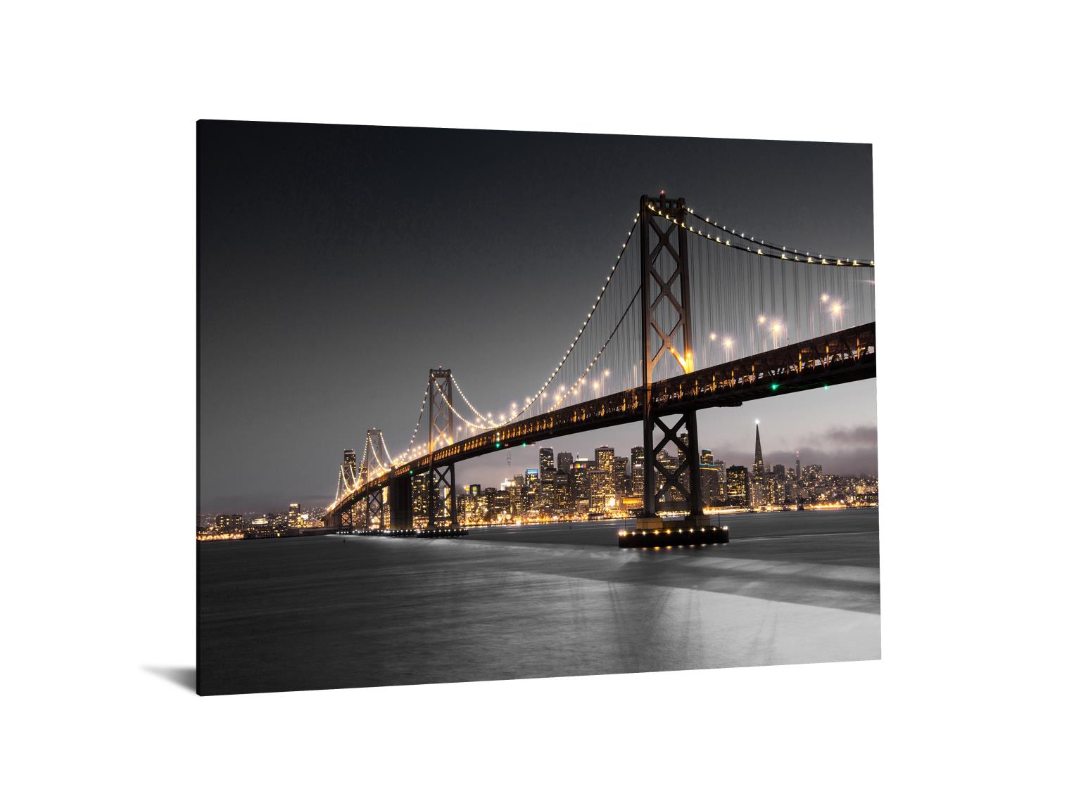 Temp Glass W/Foil - San Francisco Bridge Tempered Glass