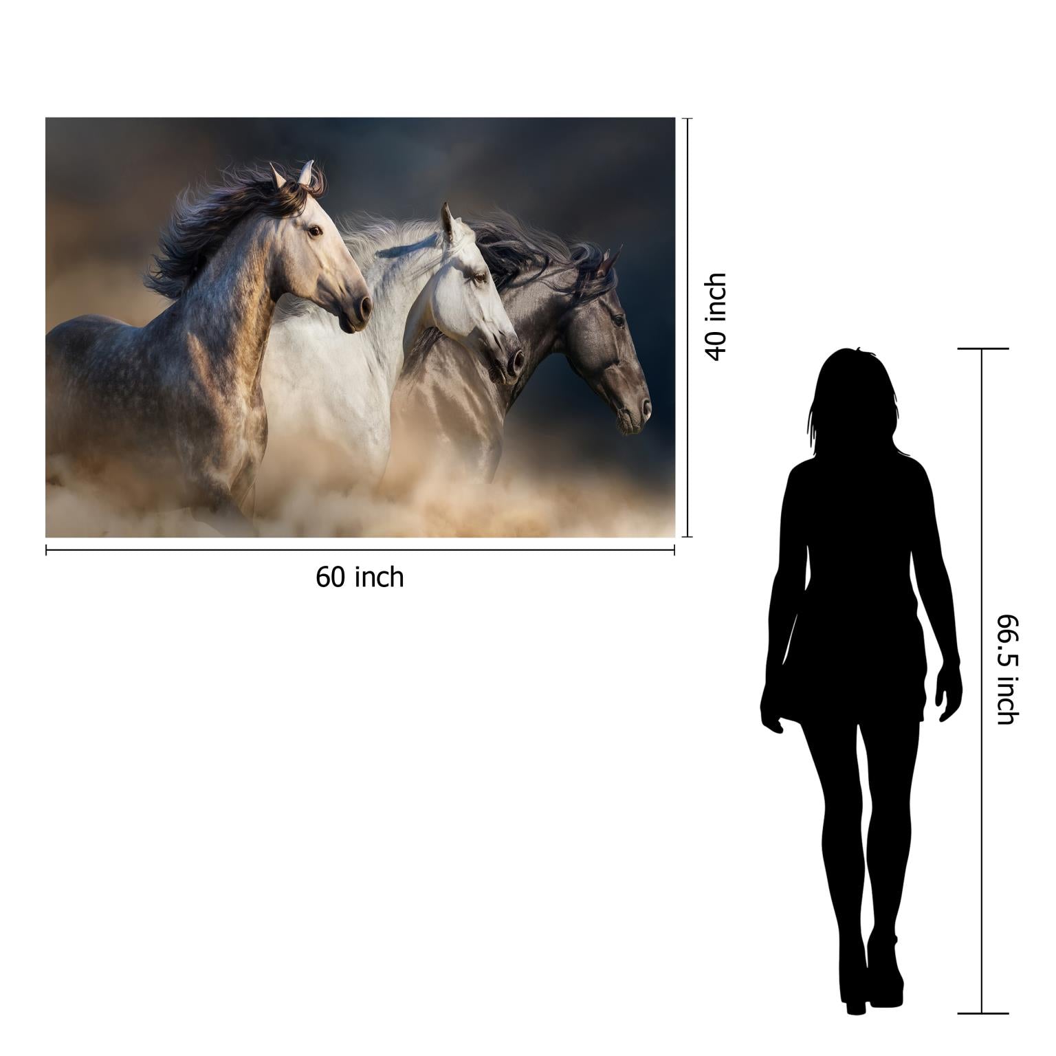Temp Glass W/Foil - 3 Horse Tempered Glass