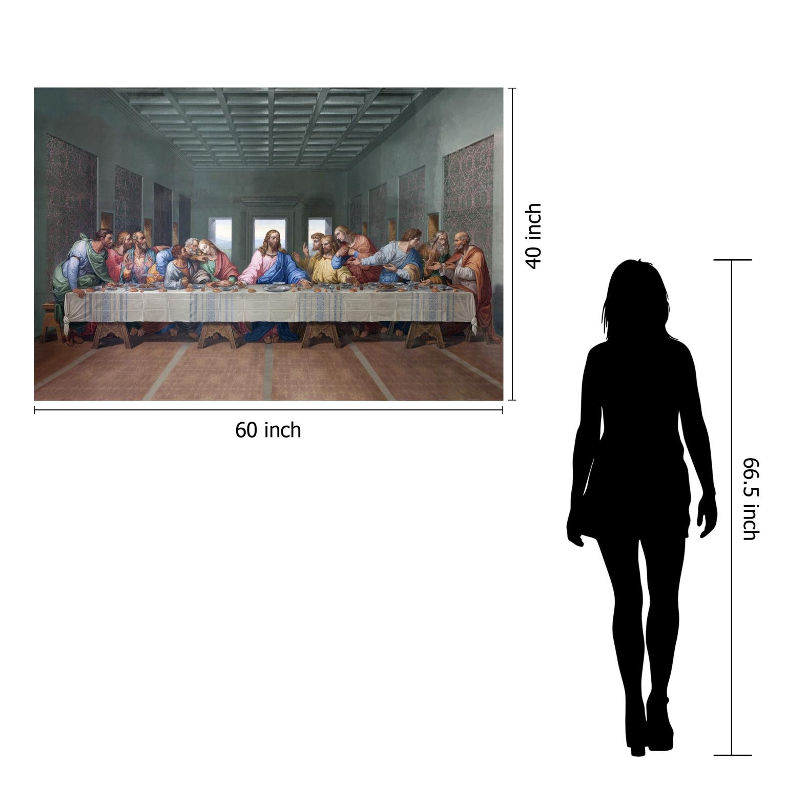 Temp Glass W/Foil - Last Supper Tempered Glass