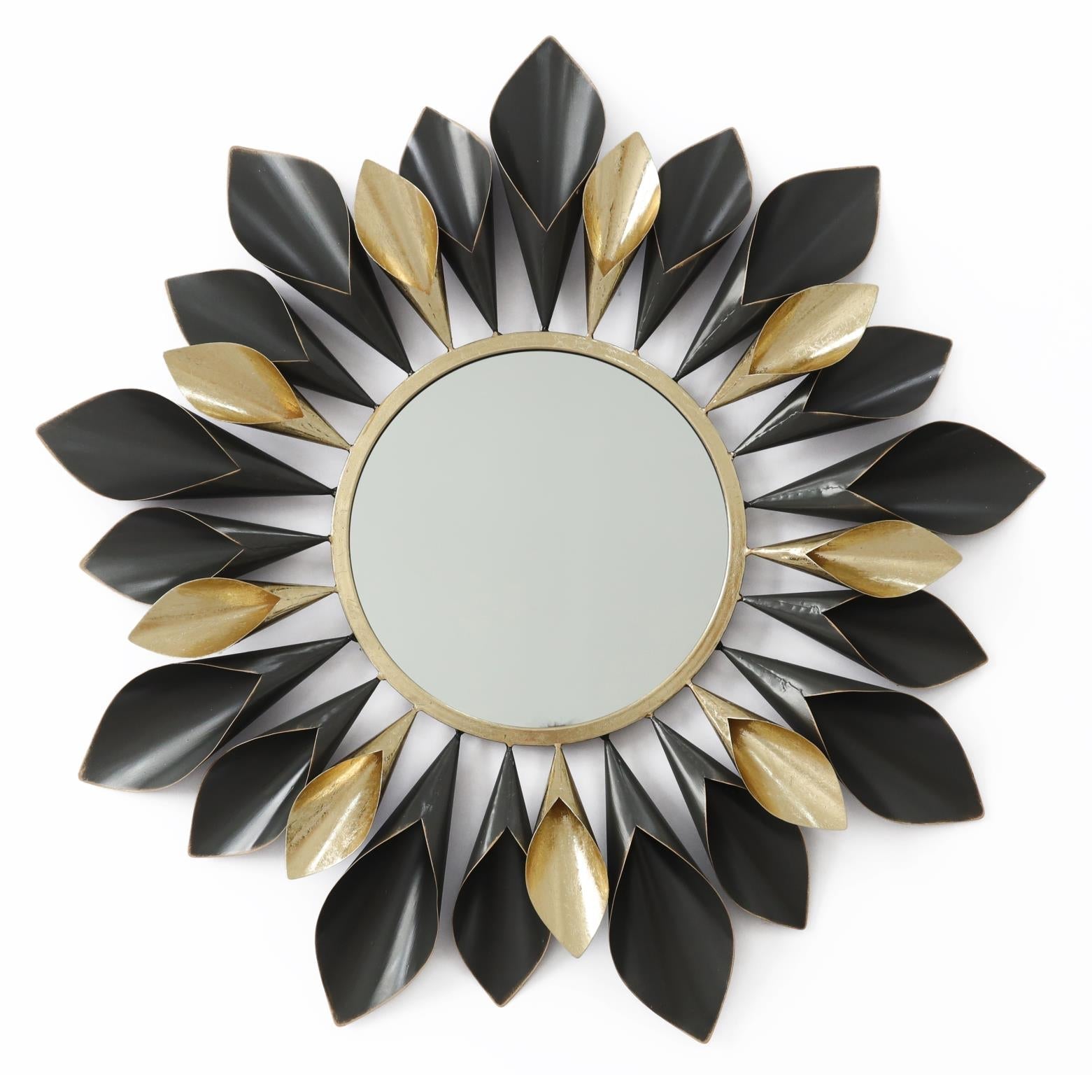 Metal Wall Mirror Mixed Media