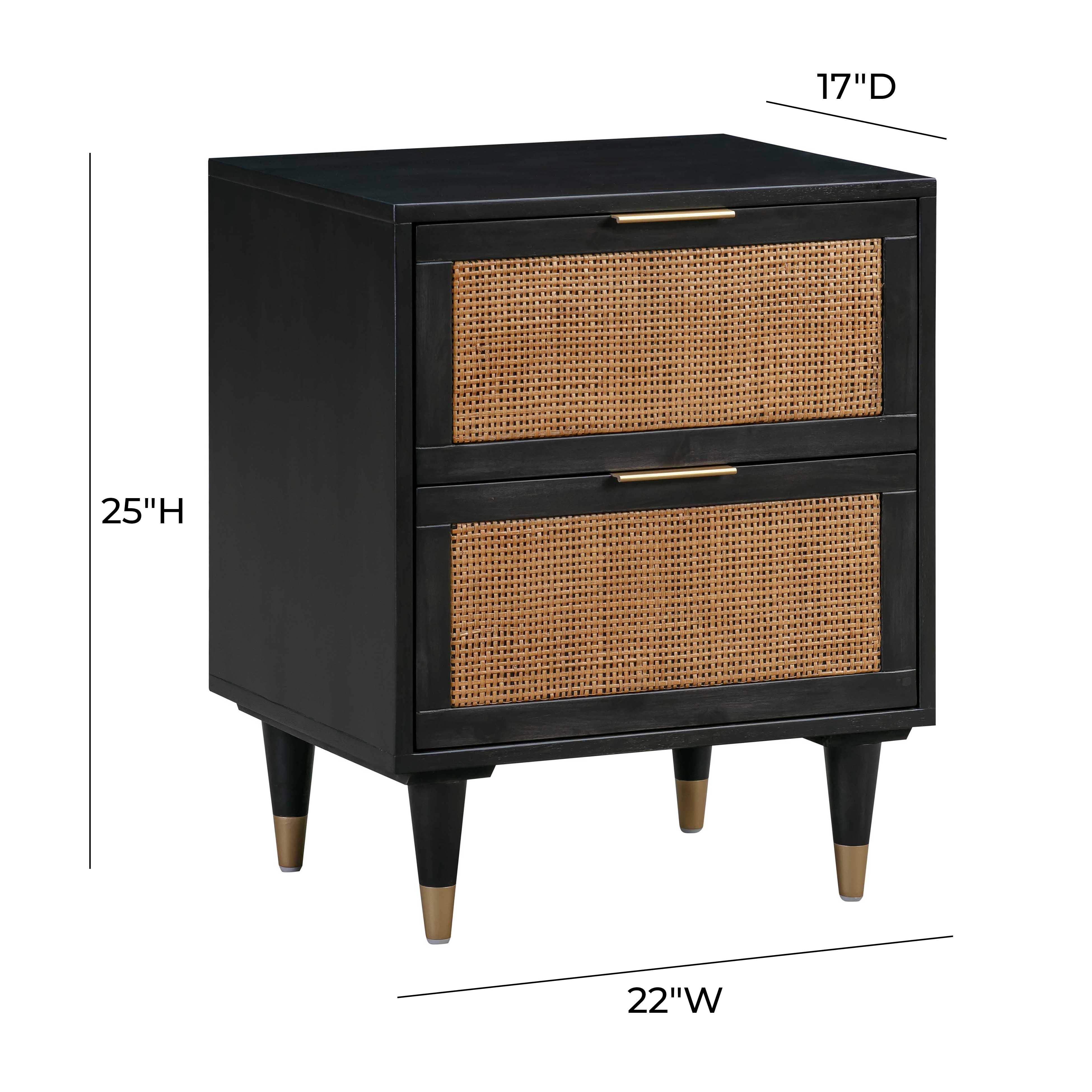 Sierra Noir Nightstand - UK