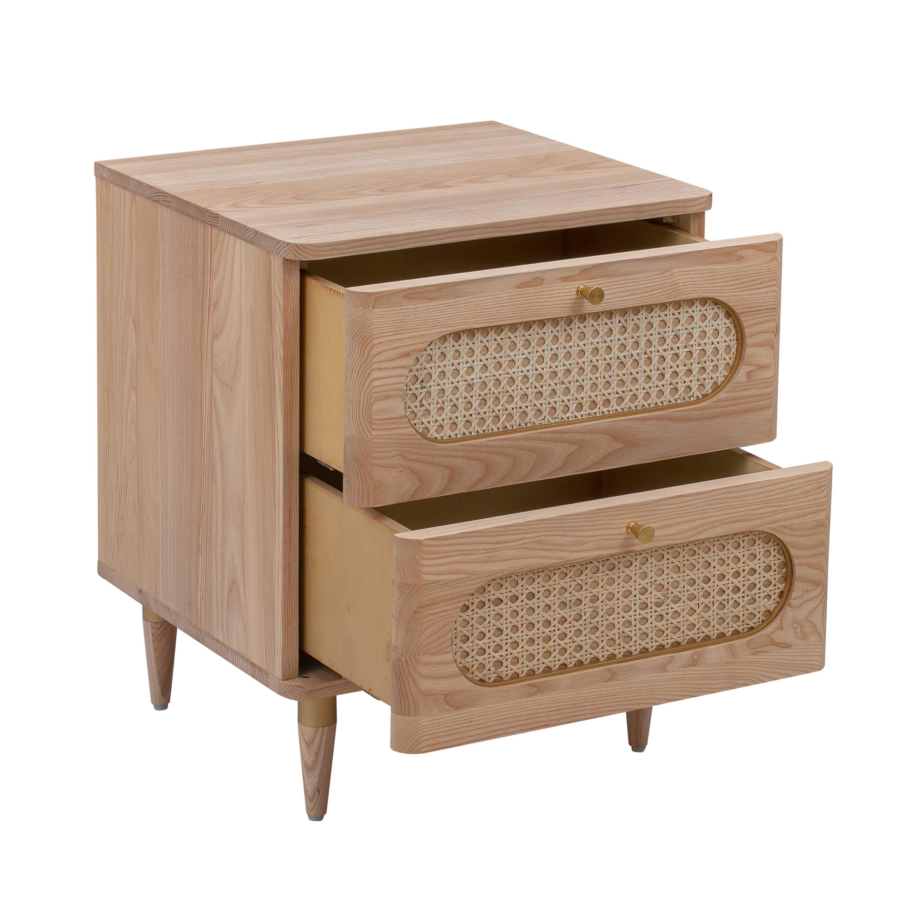 Carmen Cane Nightstand - UK