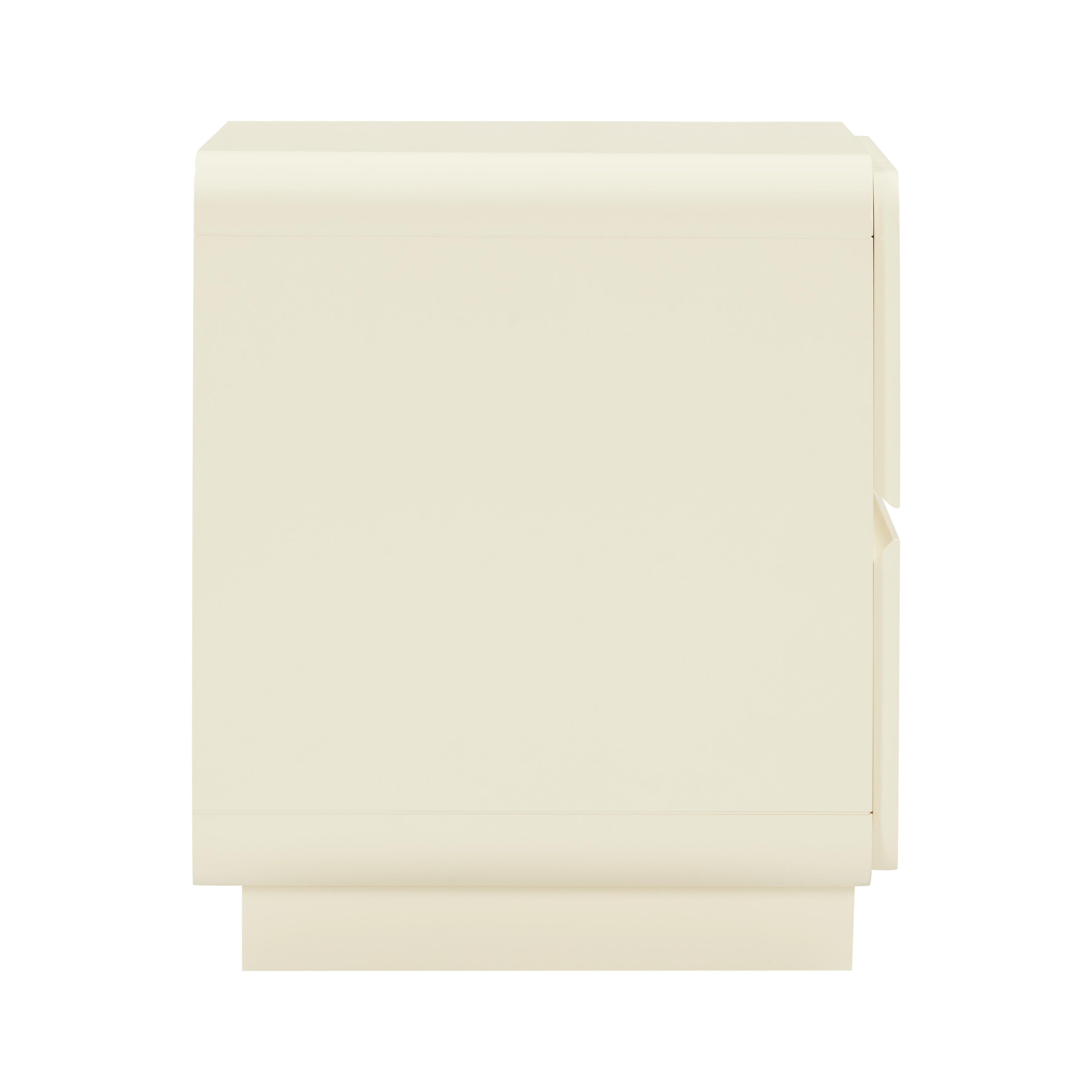 Sagura Cream Nightstand - UK