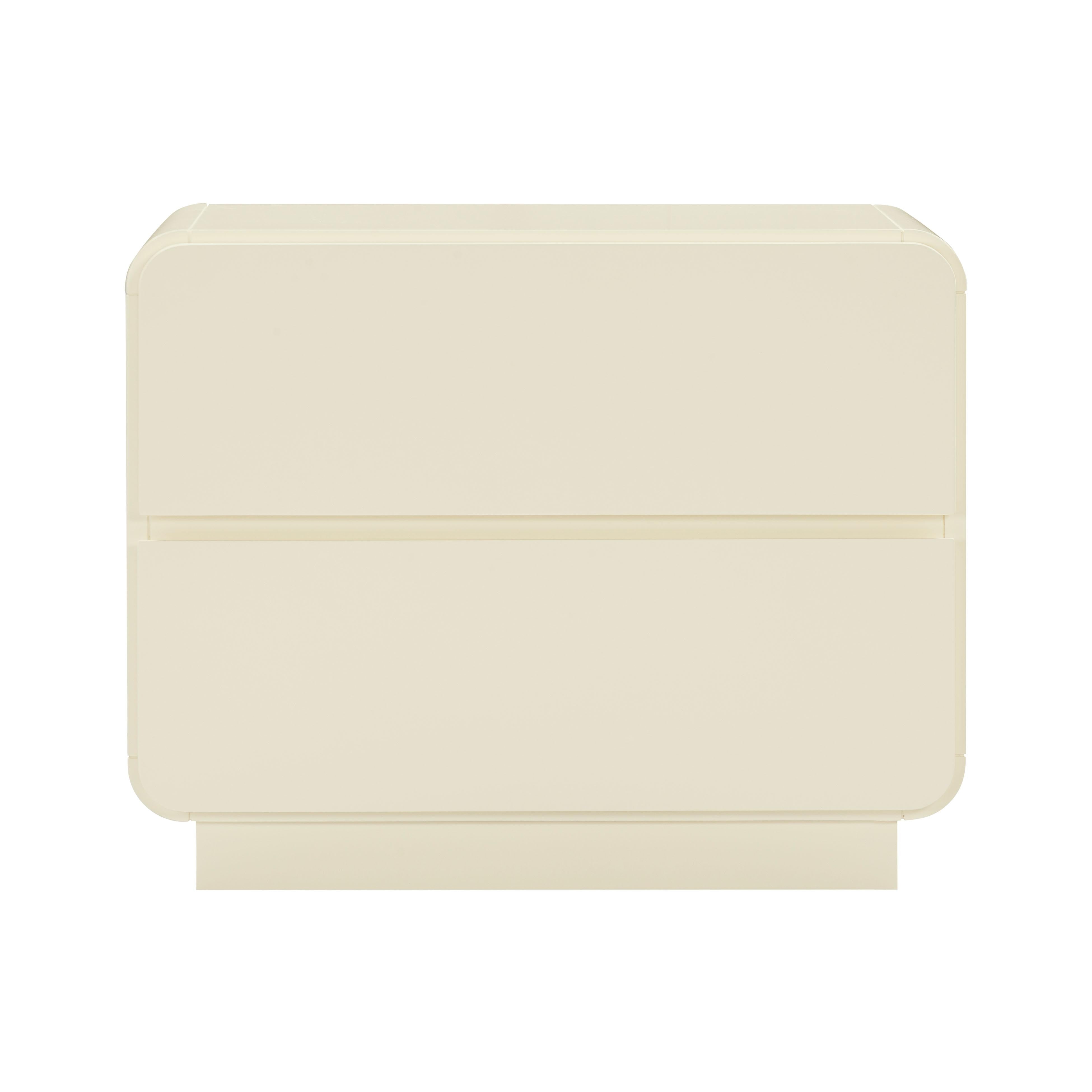Sagura Cream Nightstand