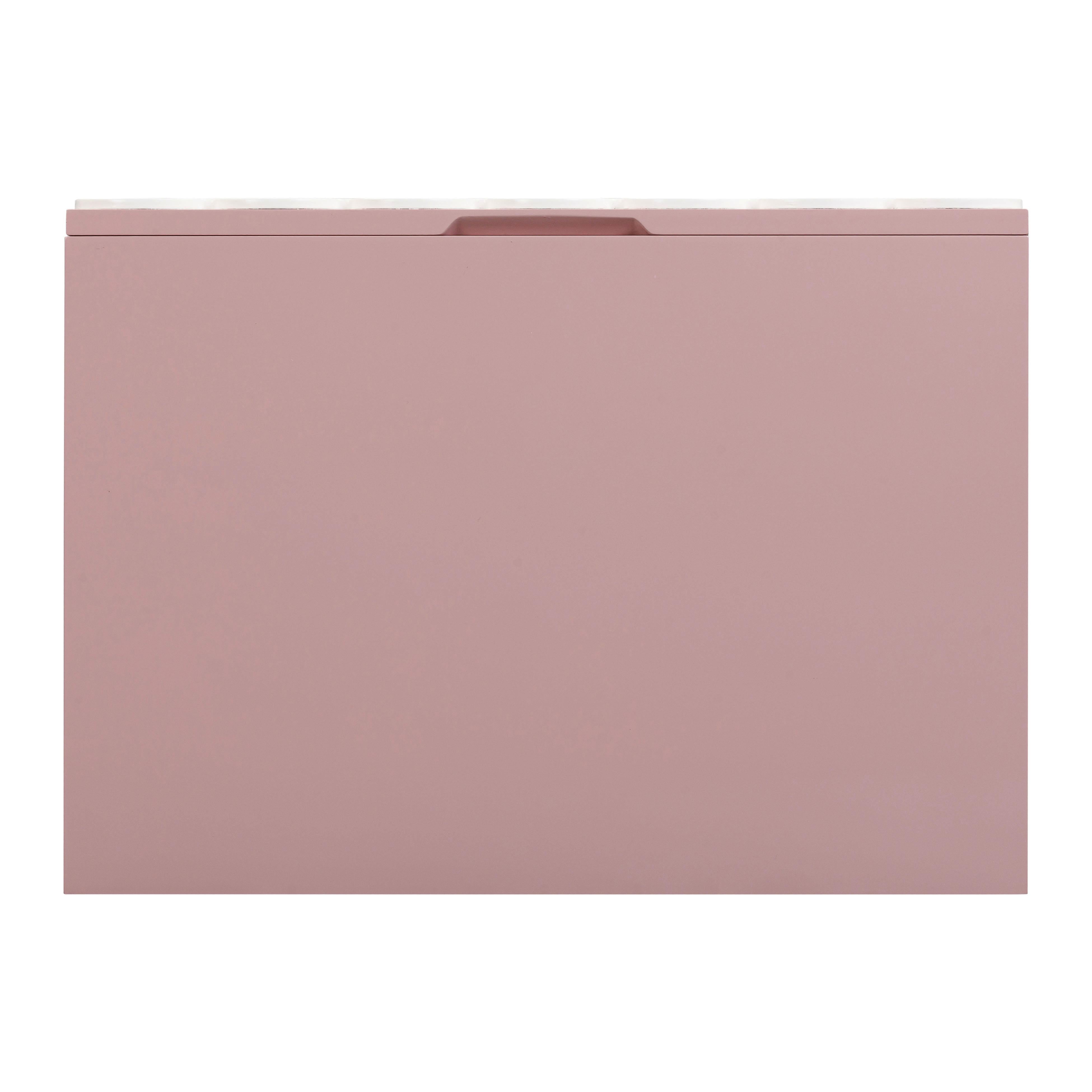Tori Motif Mauve Nightstand - UK