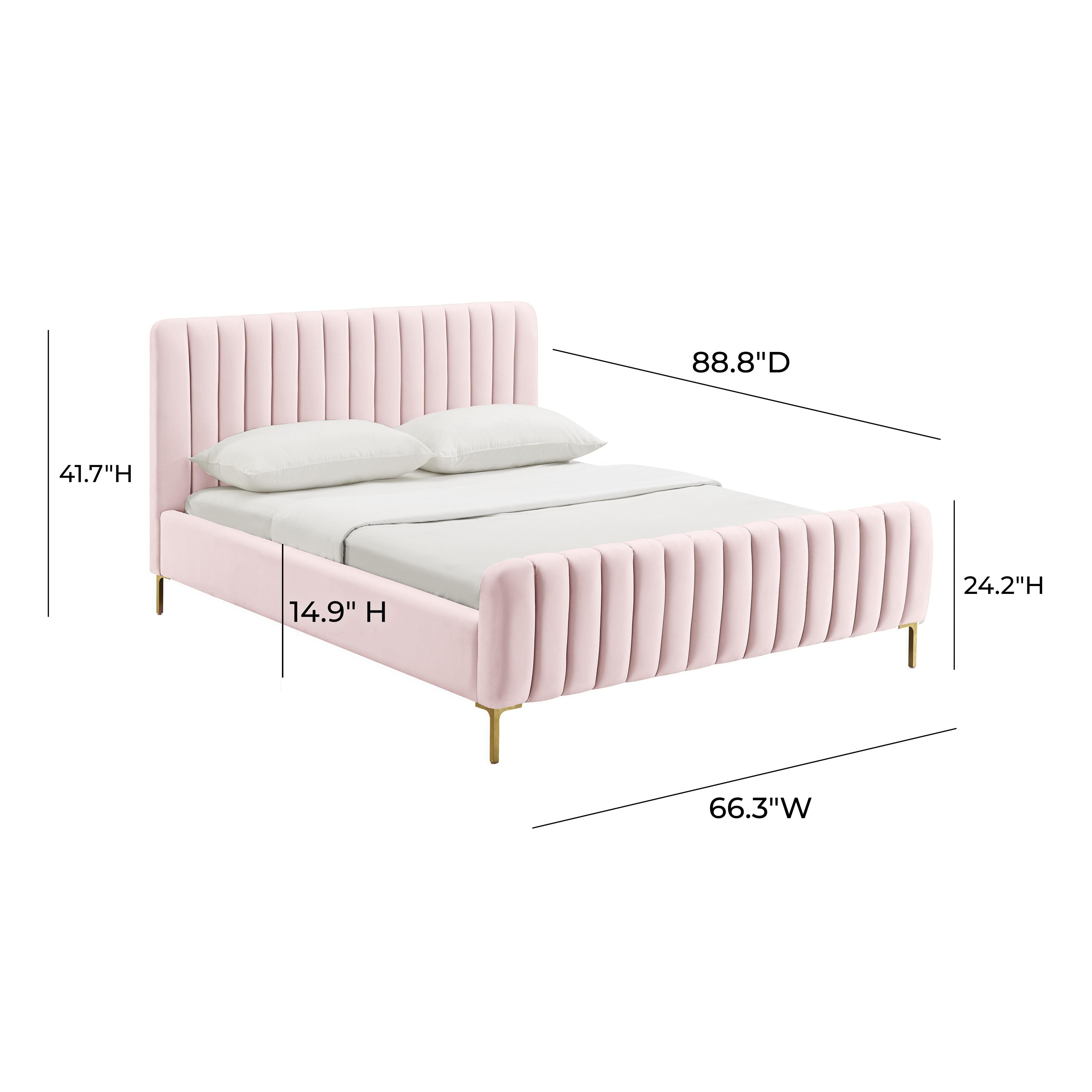 Angela Blush Bed in Queen