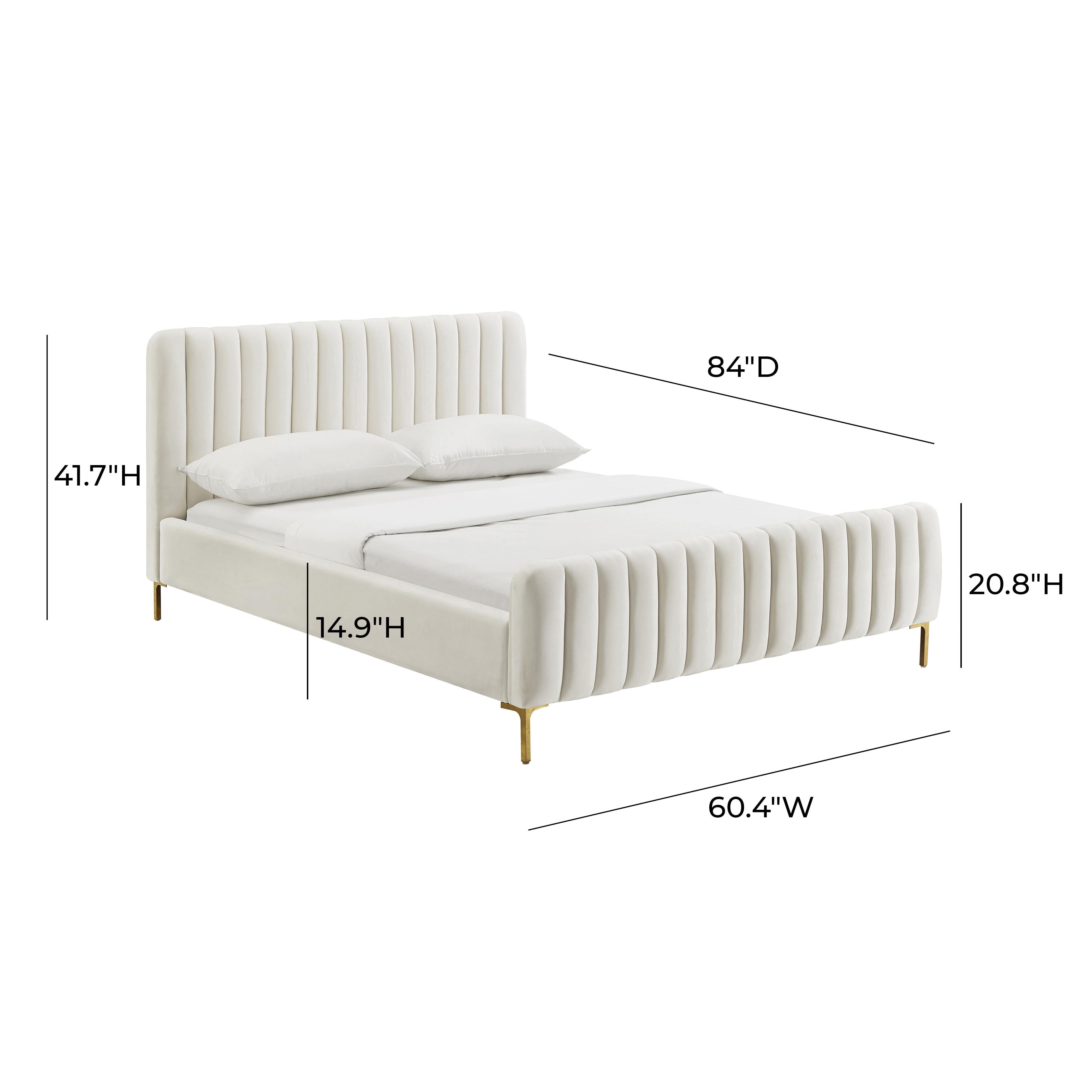 Angela Cream Bed in Full