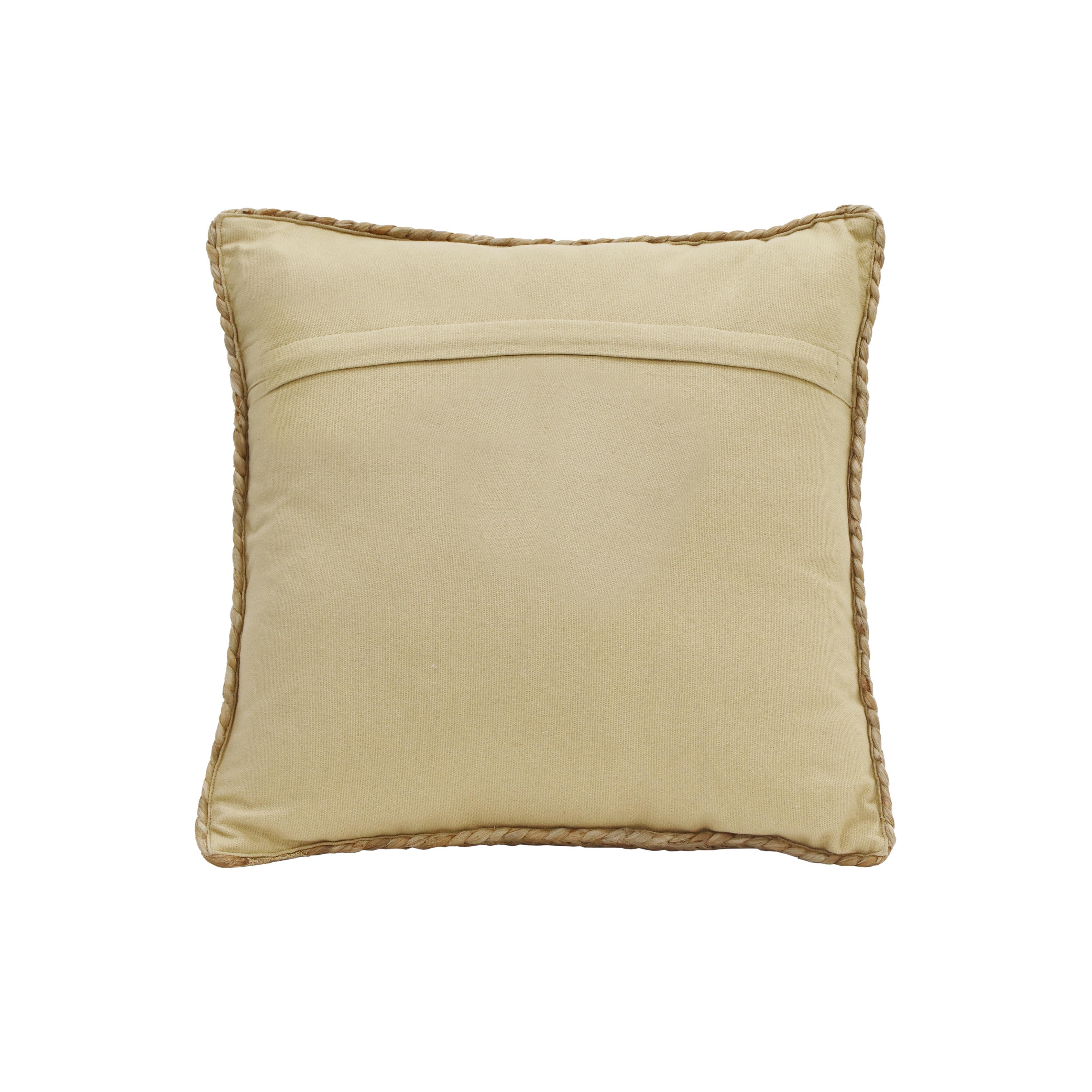 Blank Mind White Square Accent Pillow