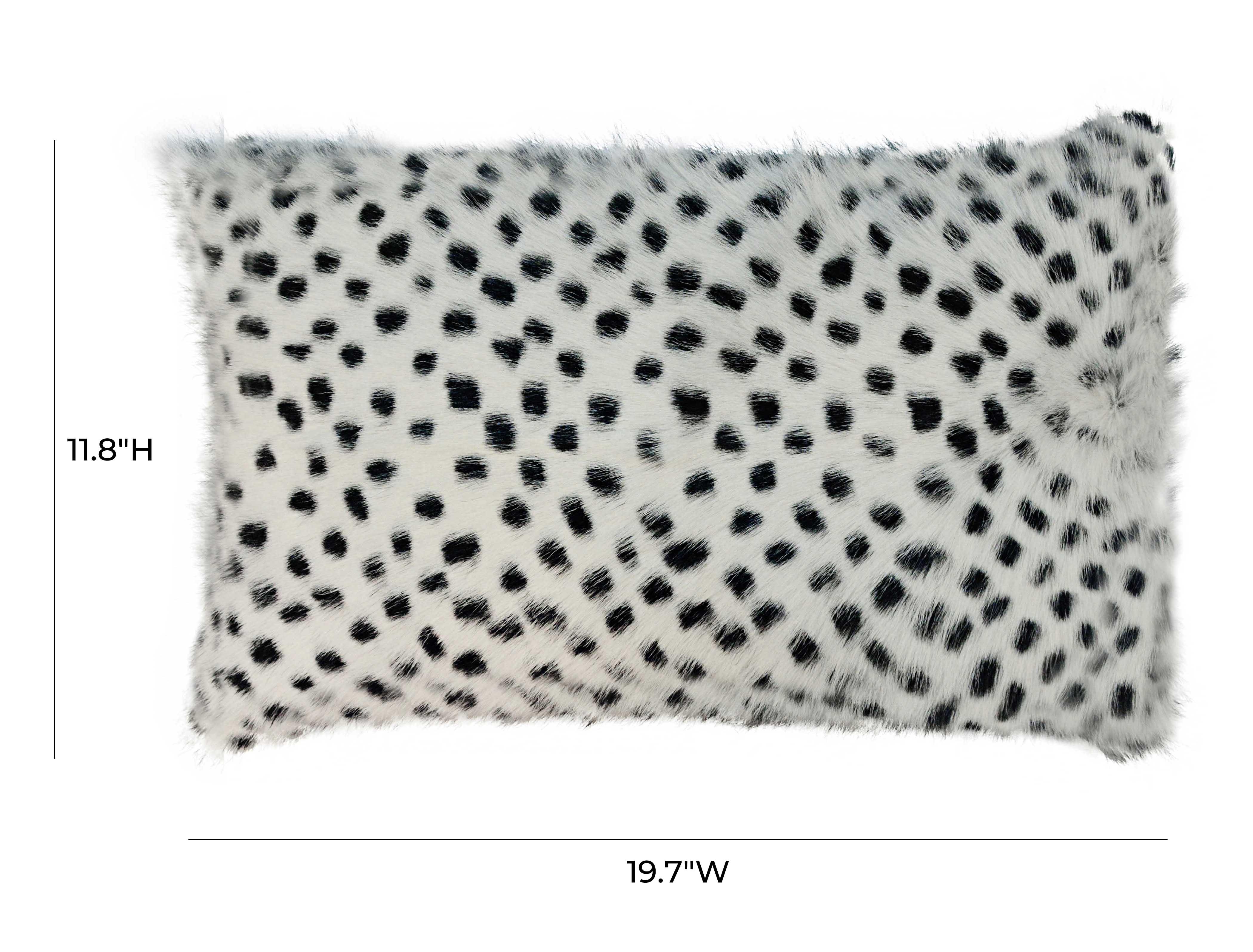 Genuine Goatskin 12x20 Inch Pillow