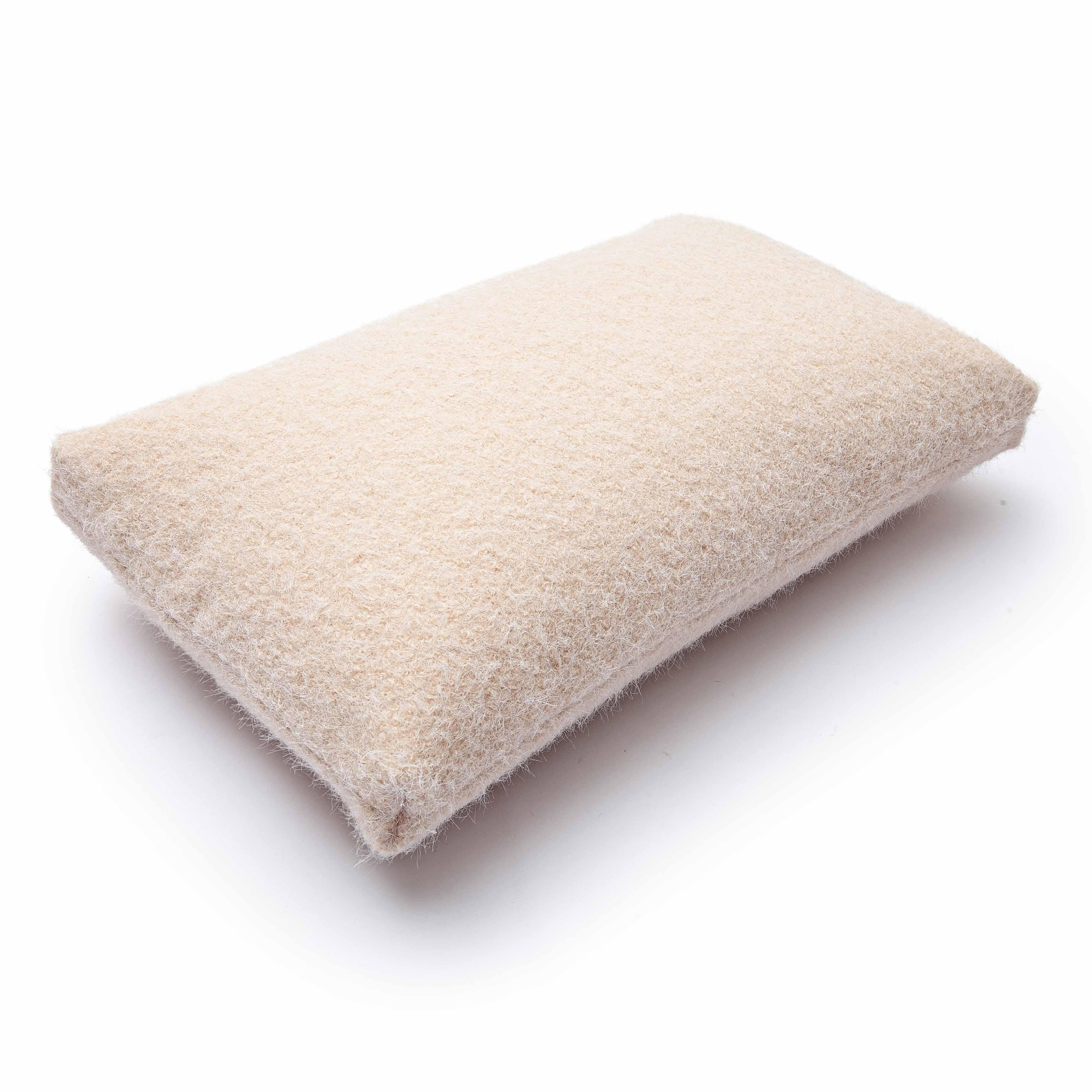 Malolo Rose-Tan Long Mohair 20 x 12 inch Rectangular Vegan-Down Pillow