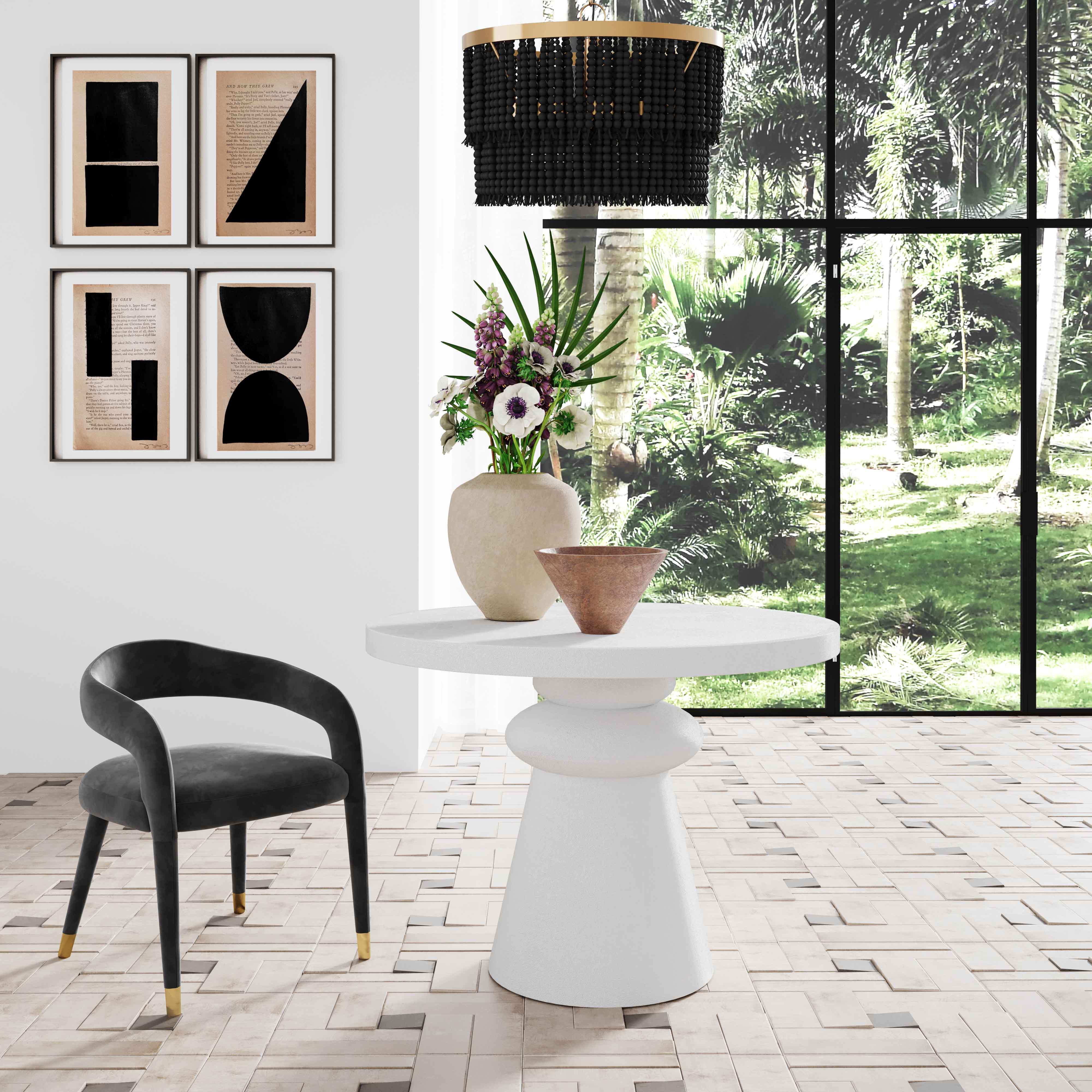 Lupita White 42" Dinette Table - UK