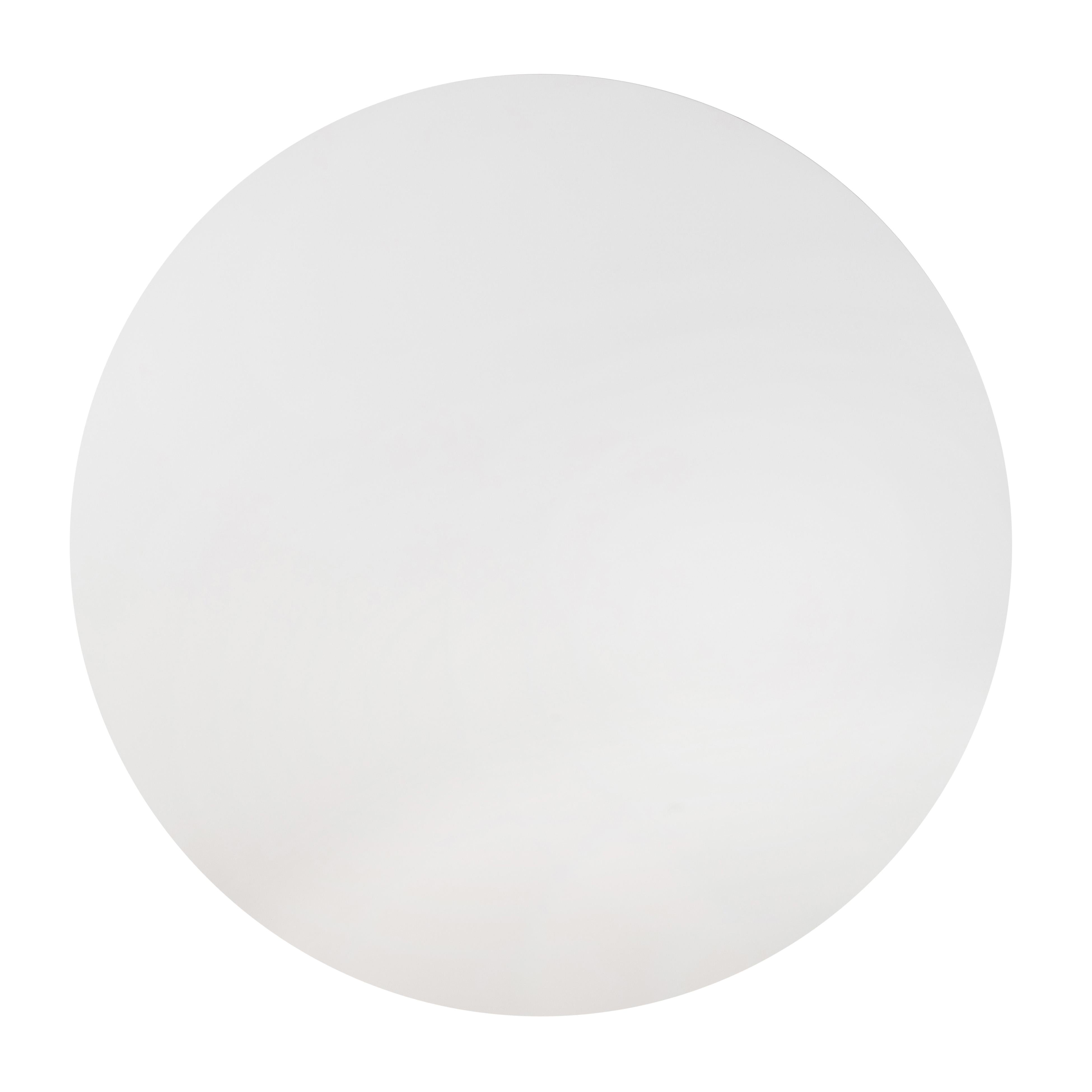 Kali 55 Inch White Round Dining Table - UK