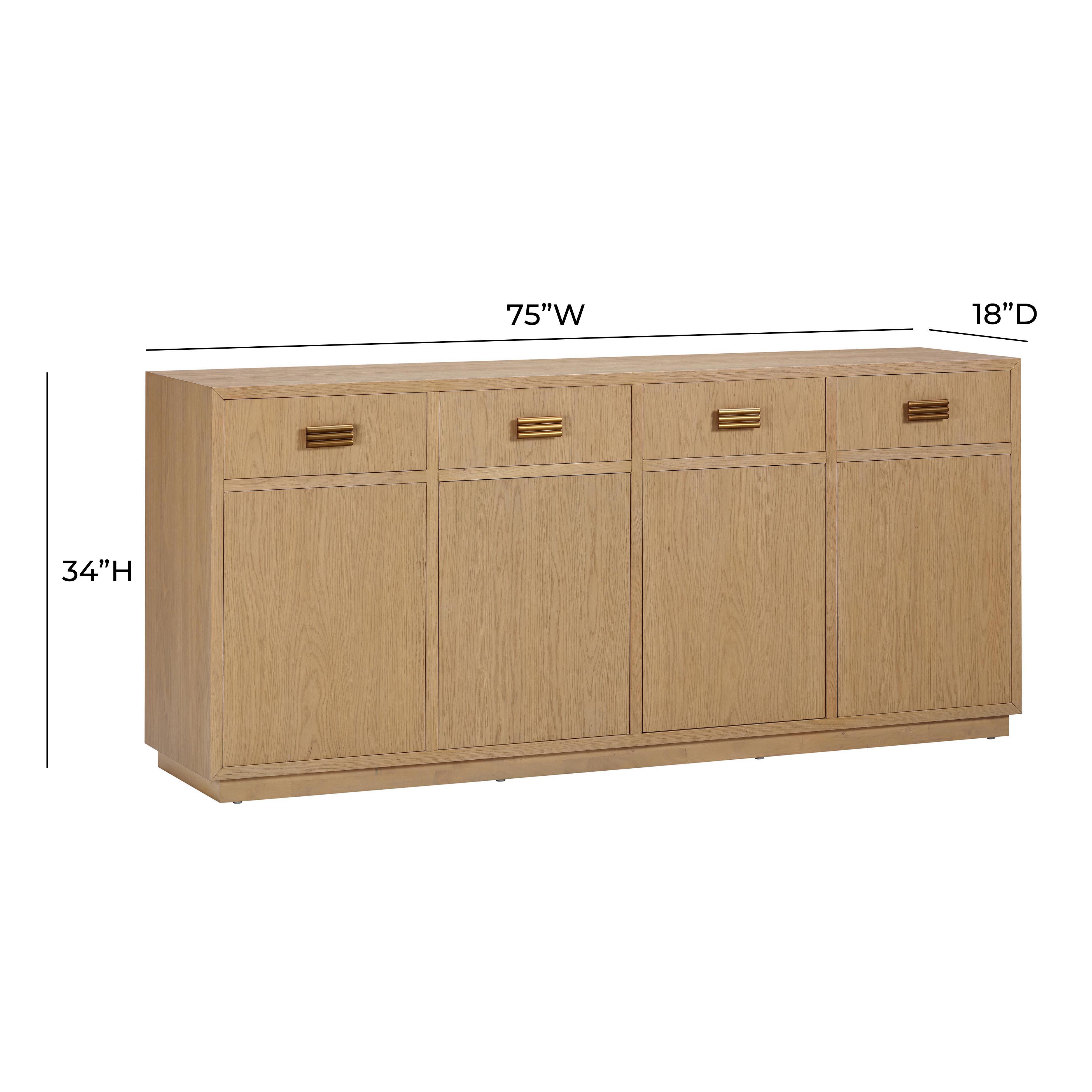 Aria Natural Oak Buffet