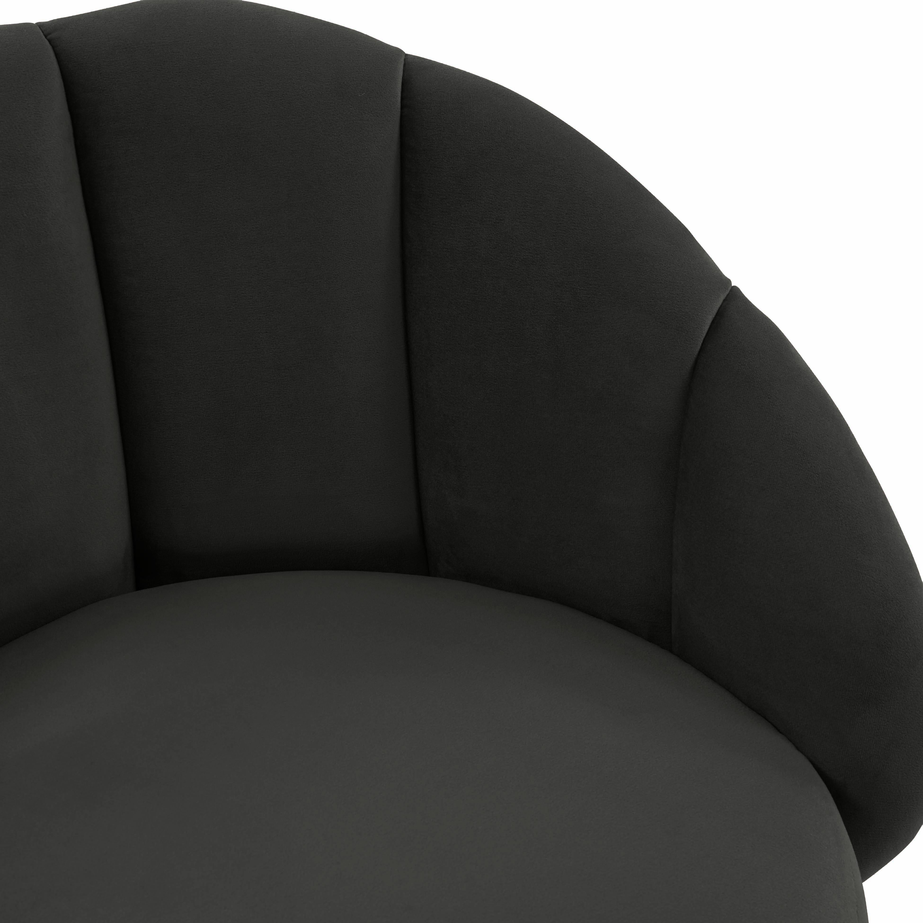 Myla Black Swivel Counter Stool - UK