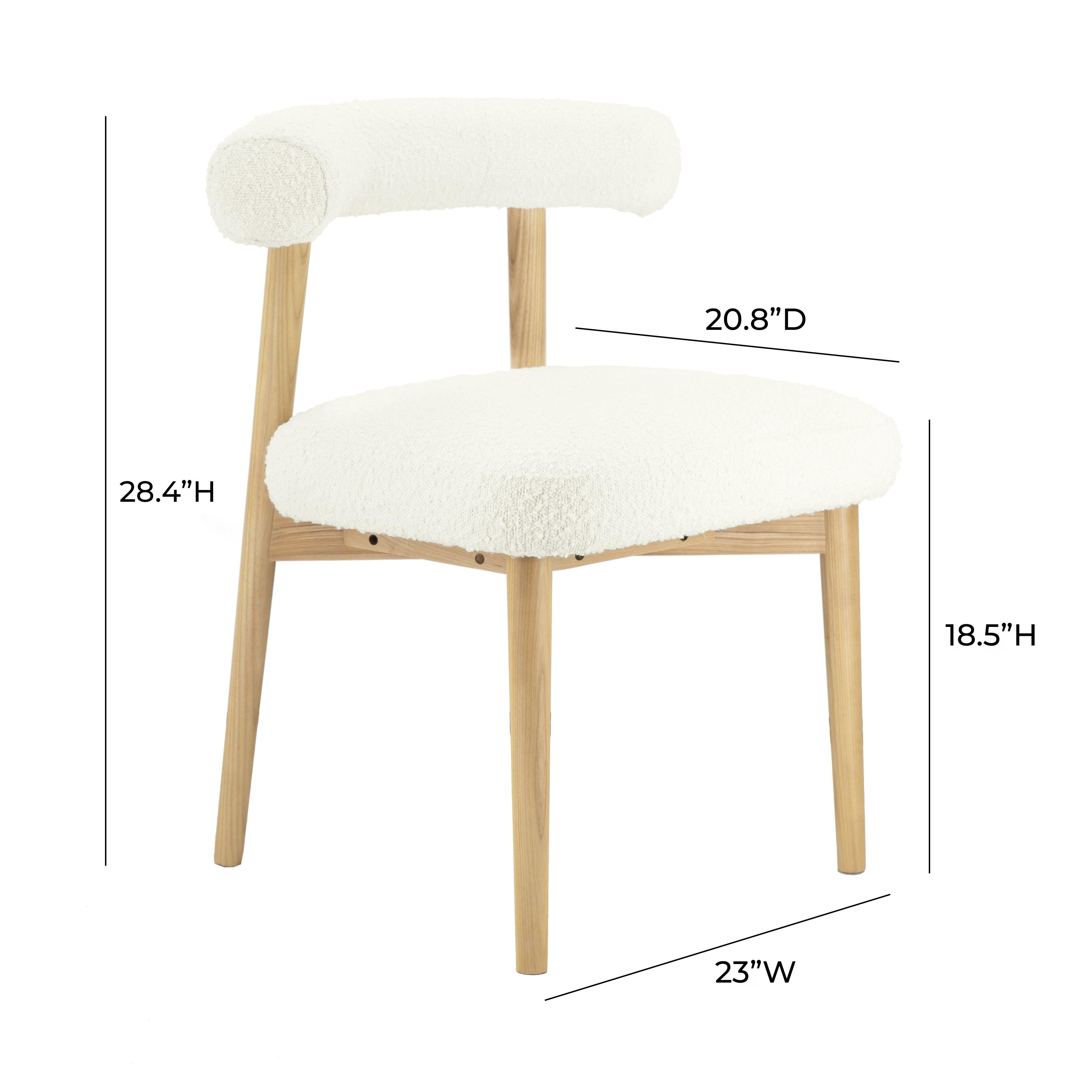 Spara Cream Boucle Side Chair - UK