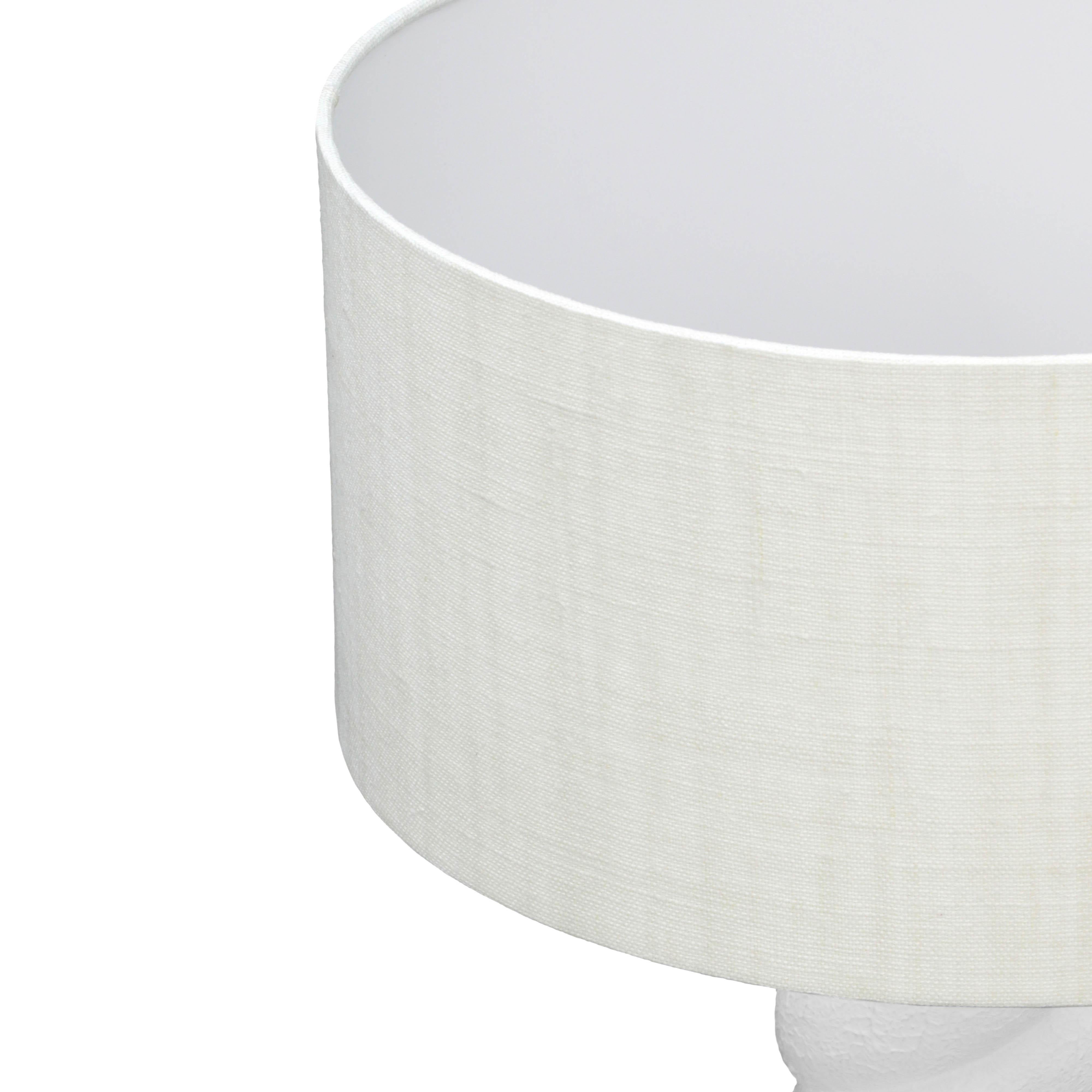 Rapunzel White and Cream Table Lamp