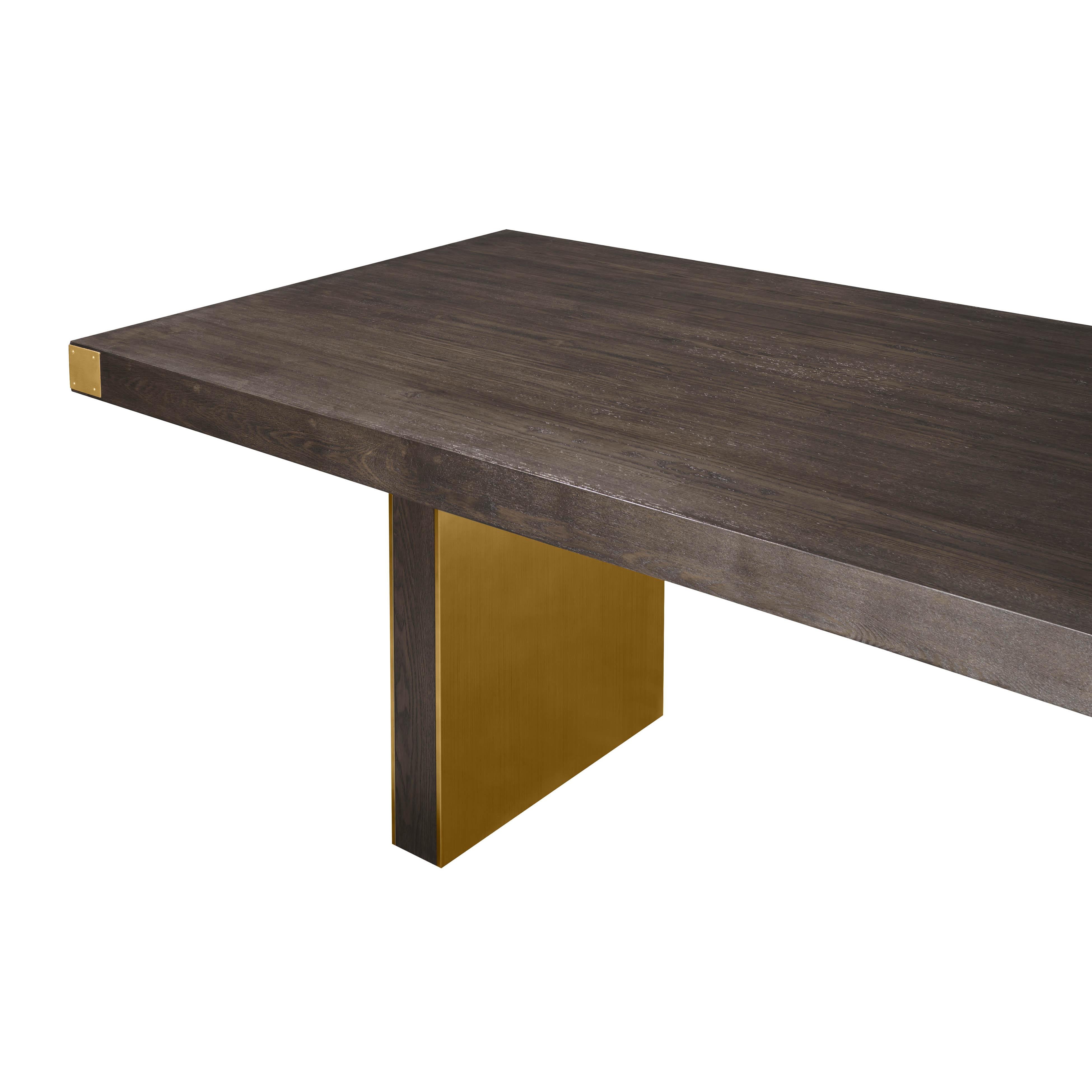 Selena Chocolate Brown Ash Dining Table