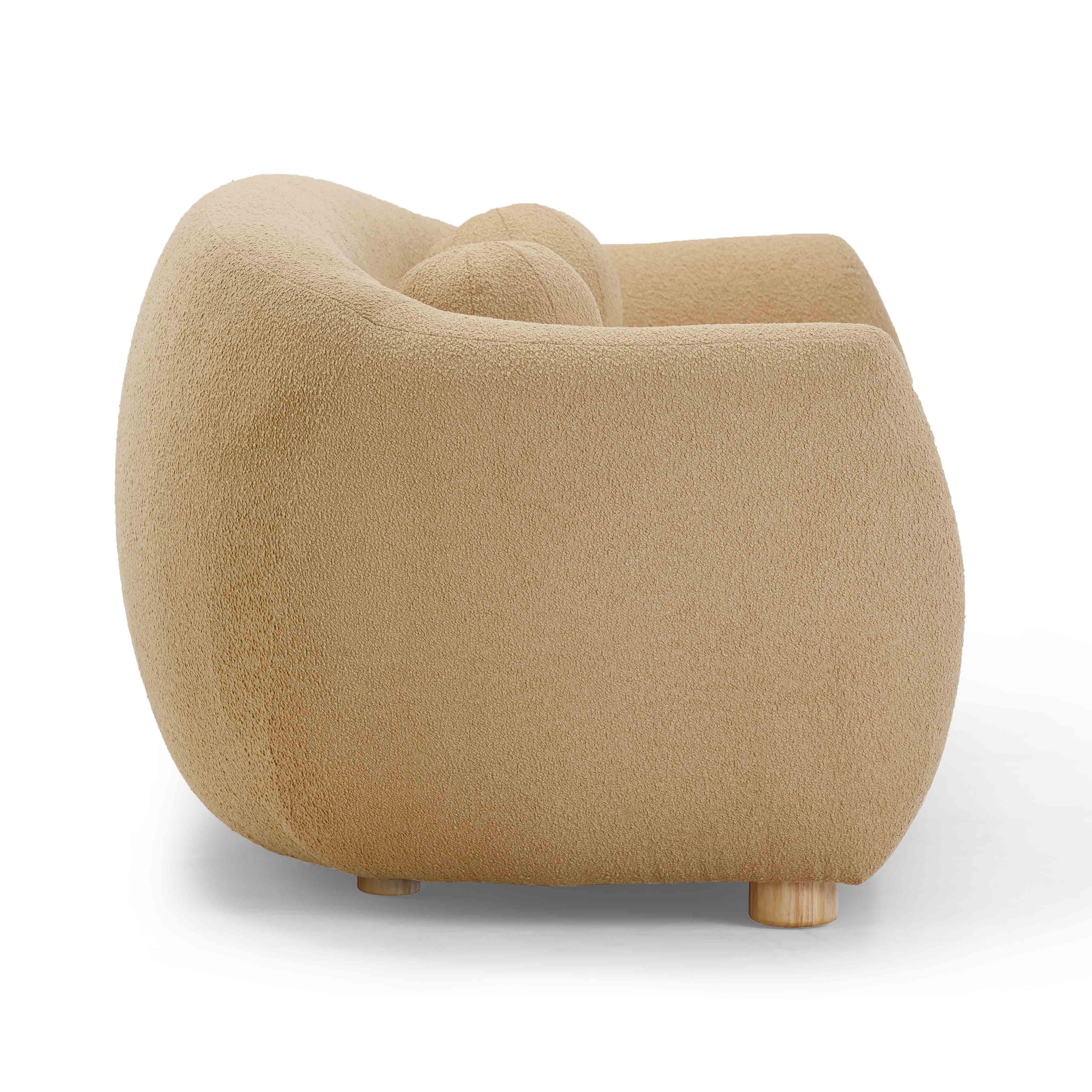 Judy Honey Boucle Sofa