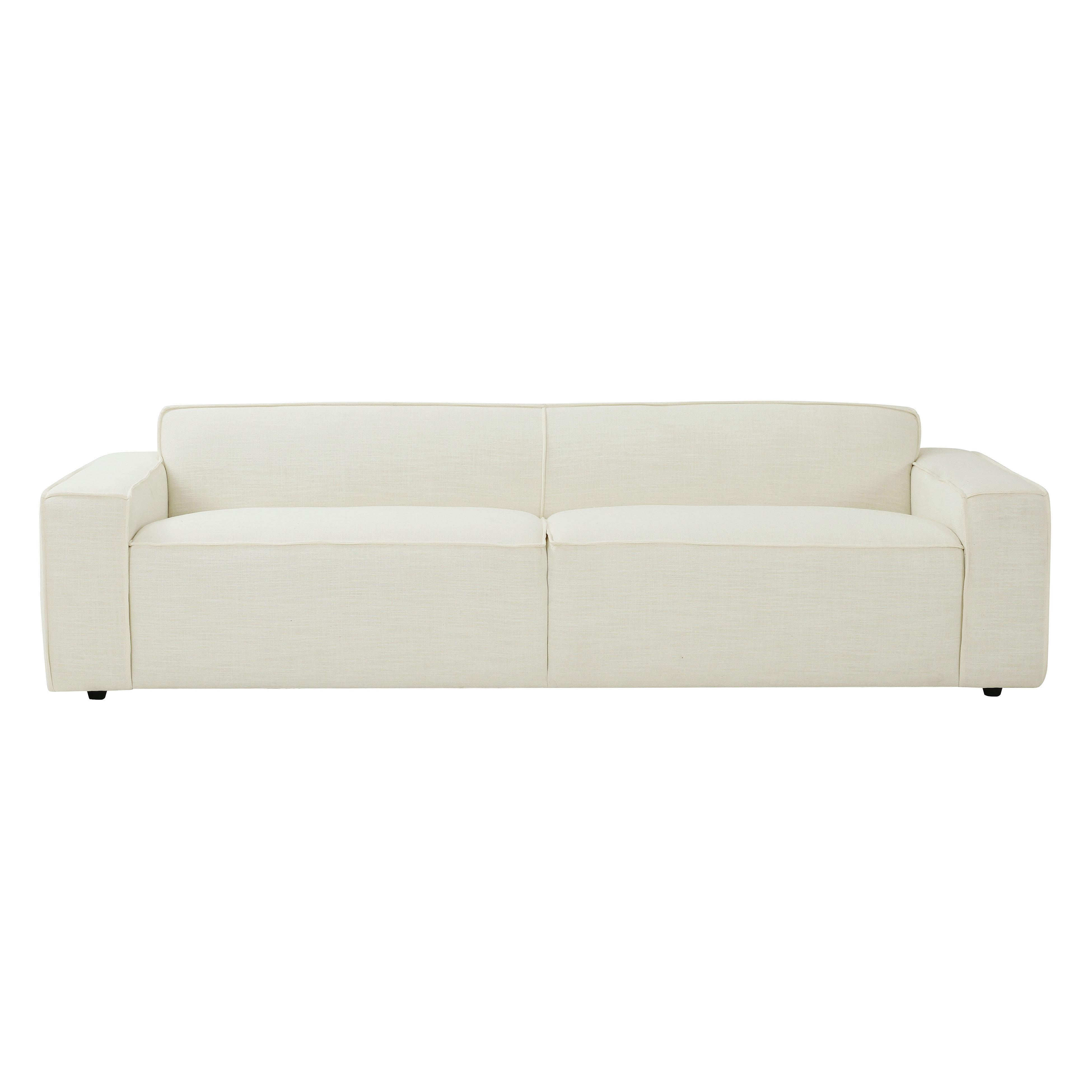 Olafur Cream Linen Sofa - UK