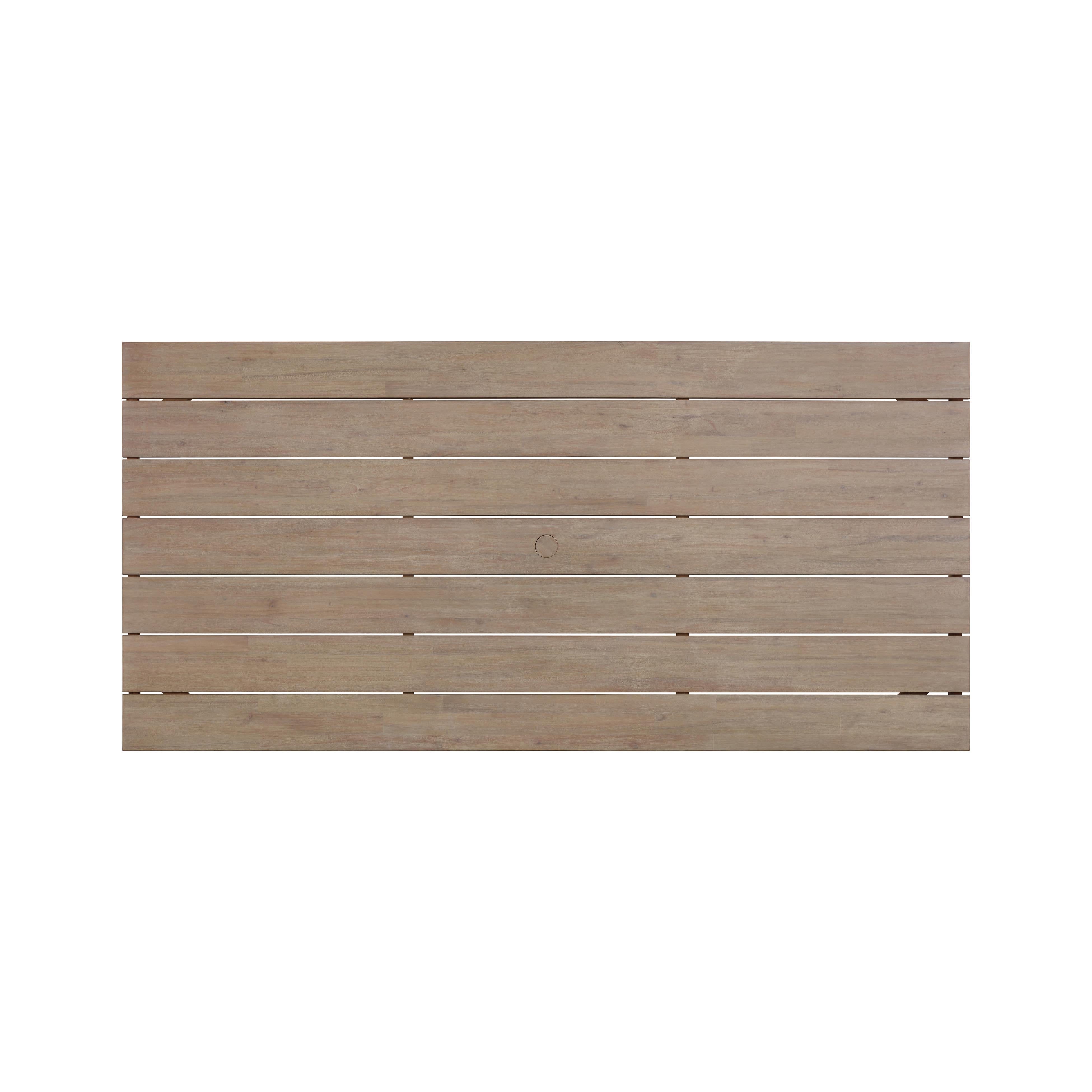 Cassie Natural 75 Inch Rectangular Outdoor Dining Table