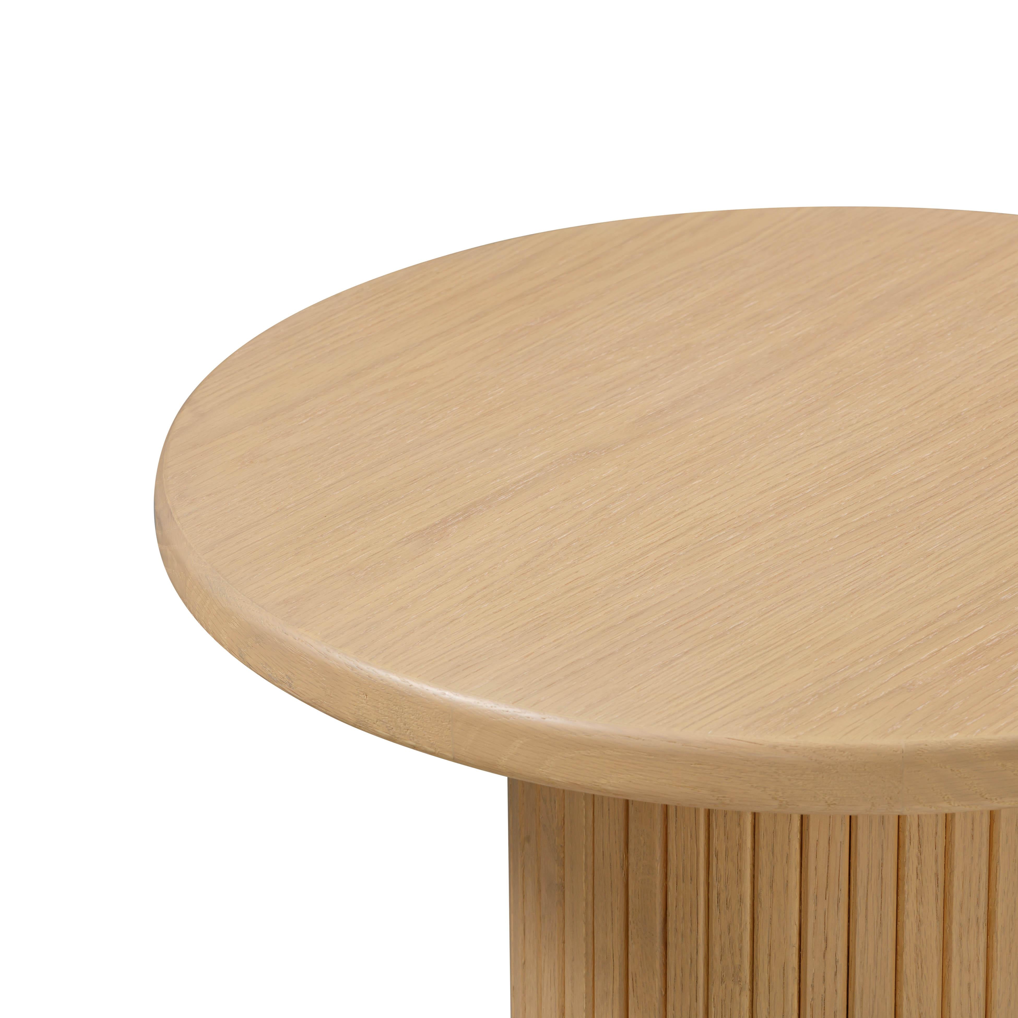 Chelsea Natural Oak Wood Entry Table - UK