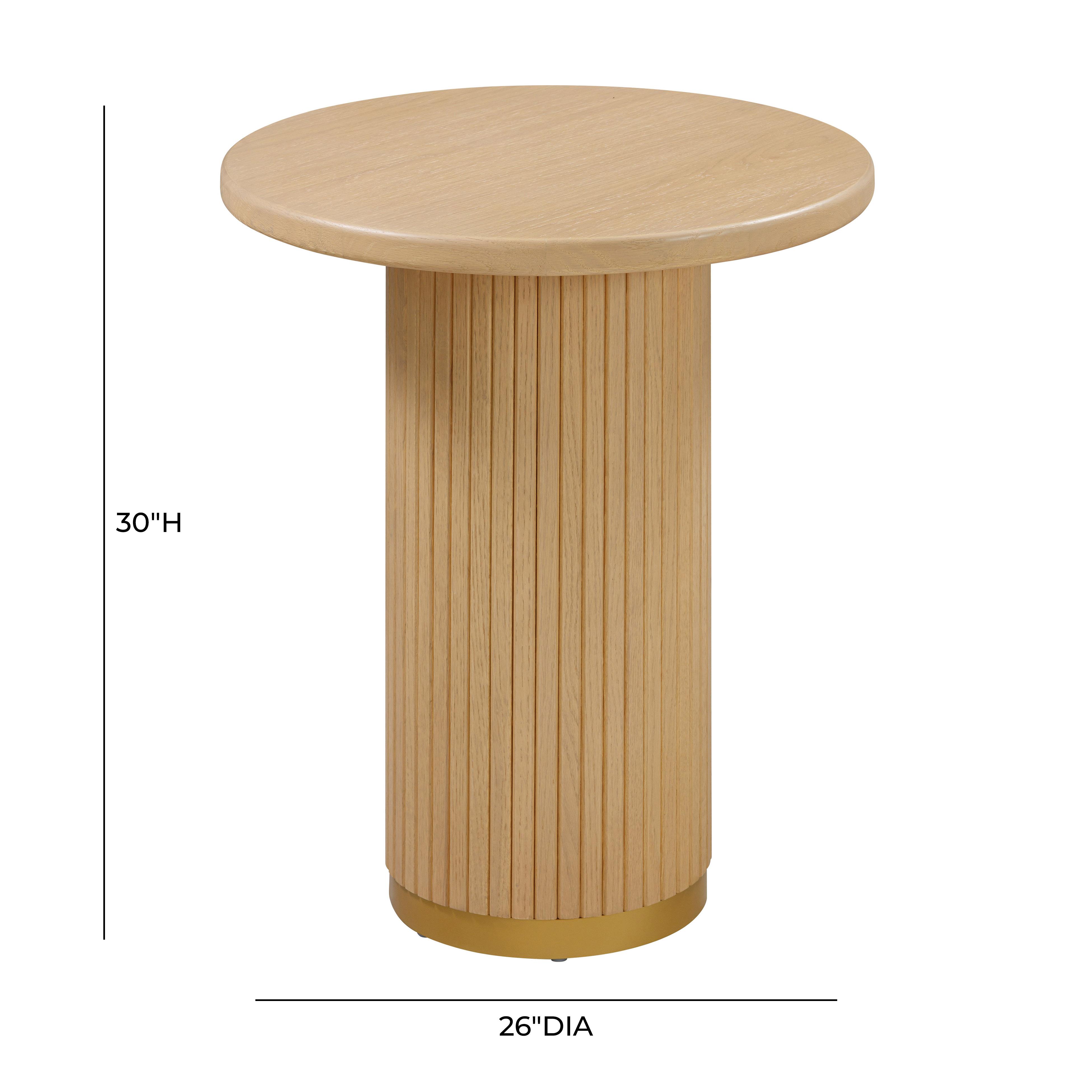 Chelsea Natural Oak Wood Entry Table - UK