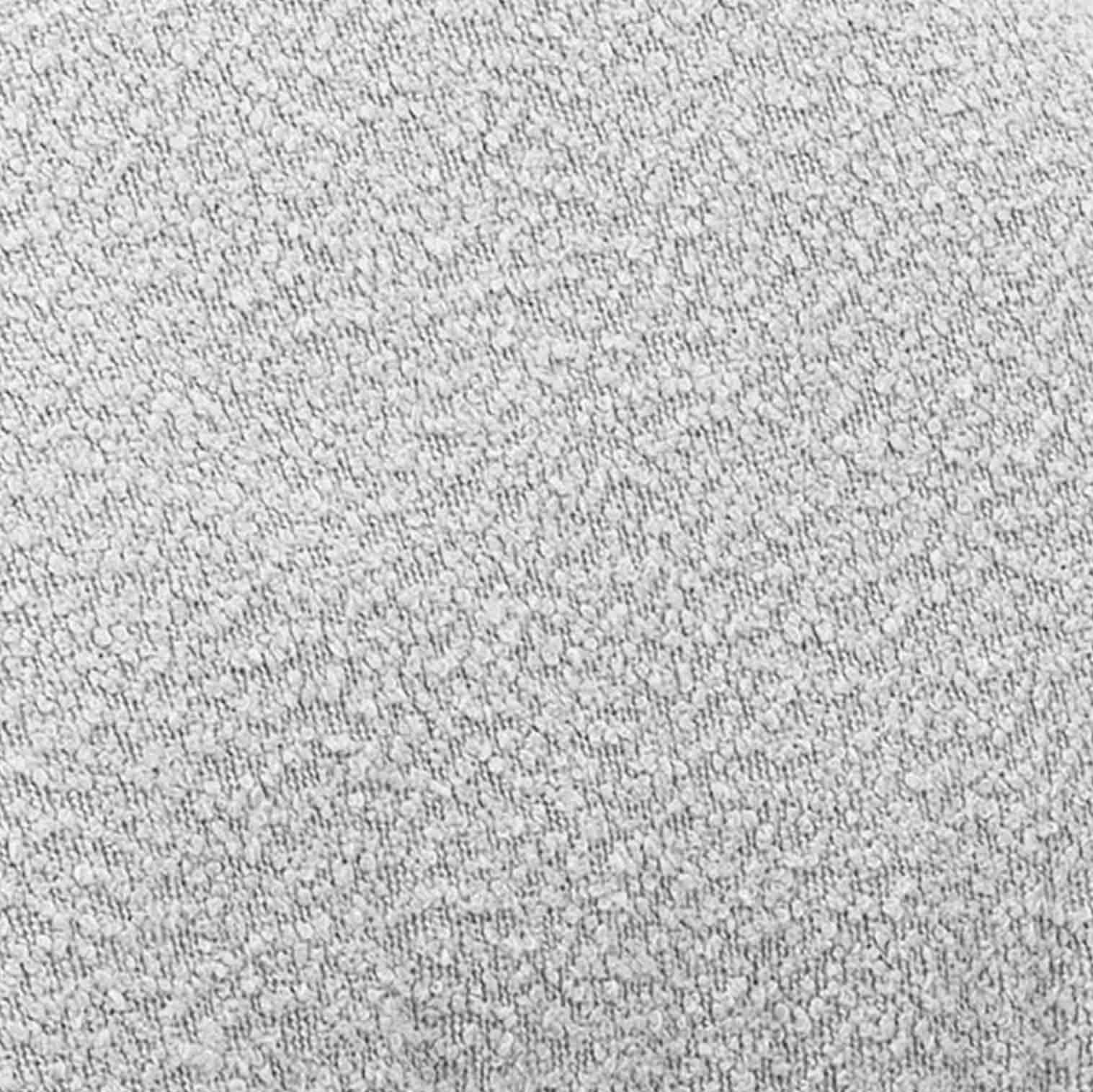 Nero Grey Boucle Ottoman