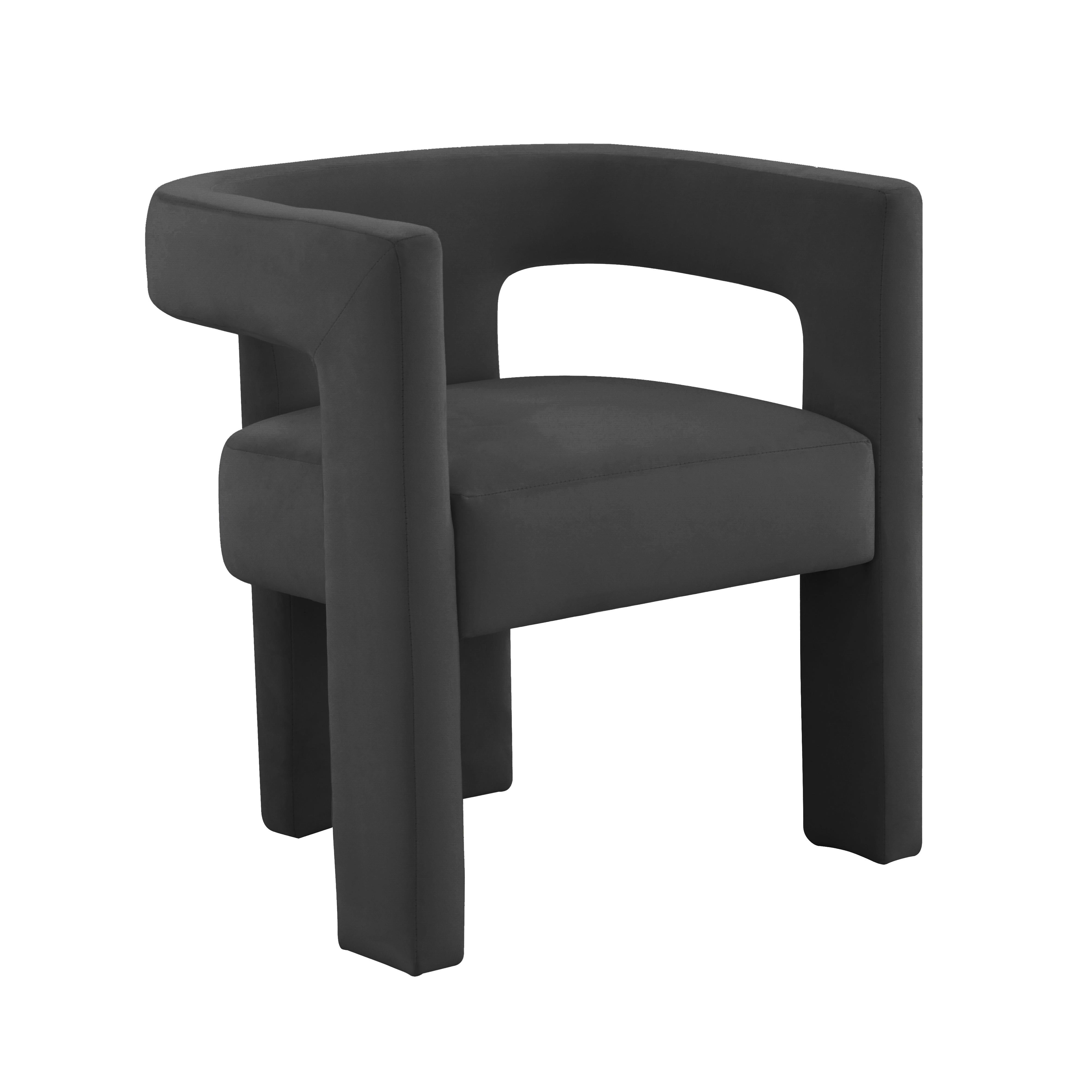 Sloane Black Velvet Chair - UK