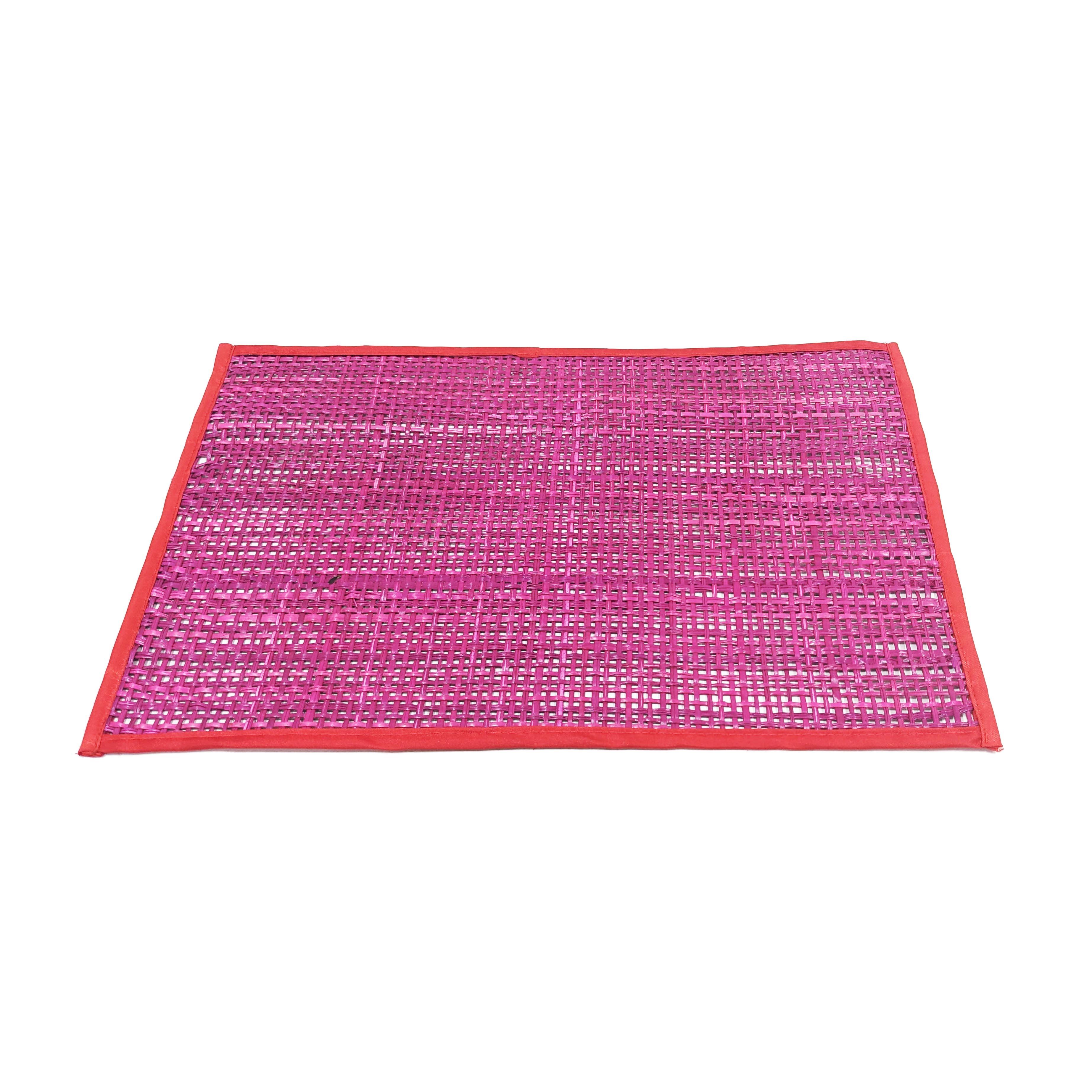Peele Pink Seagrass Placemat - Set of 4