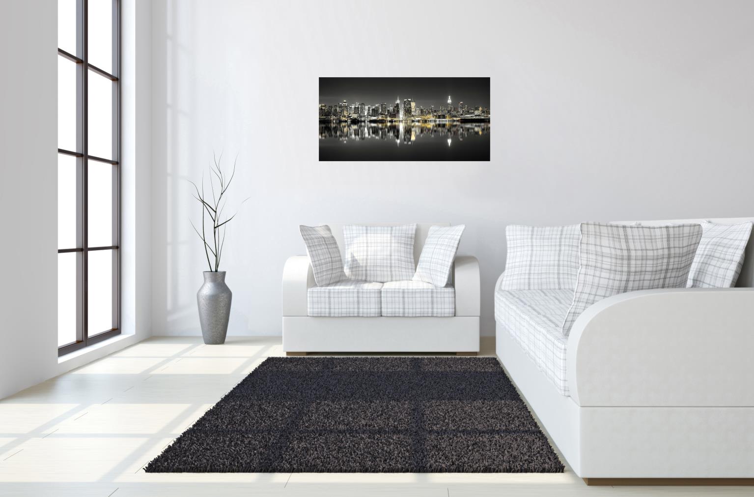 Hand Painted Textured Canvas In Frame Curated Canvas
