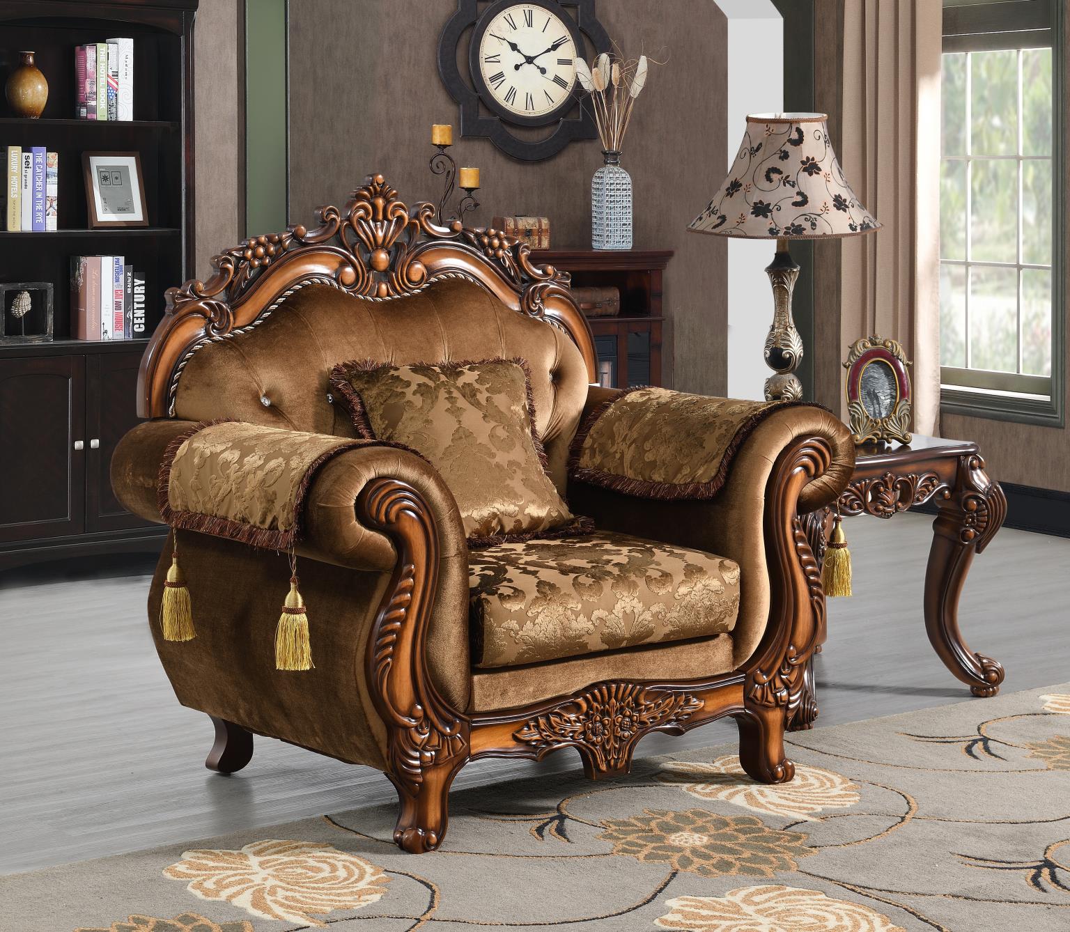 Enzo Light Brown Living Collection