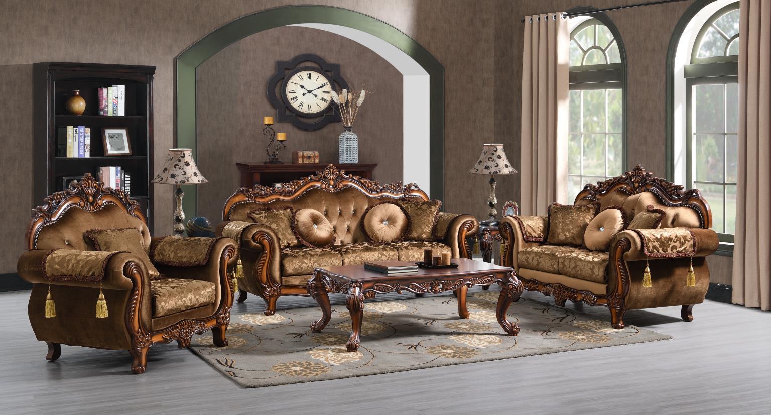 Enzo Light Brown Living Collection