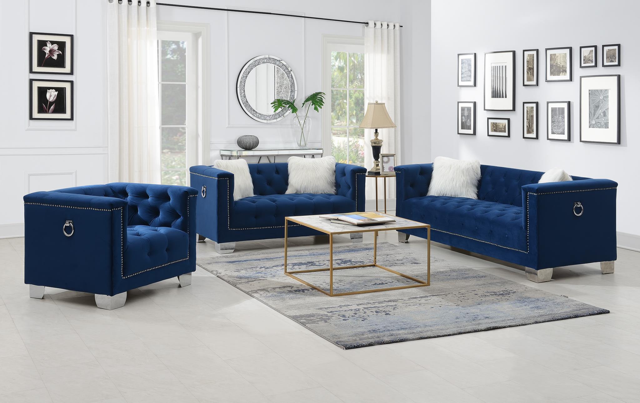 Jade Navy Living Collection
