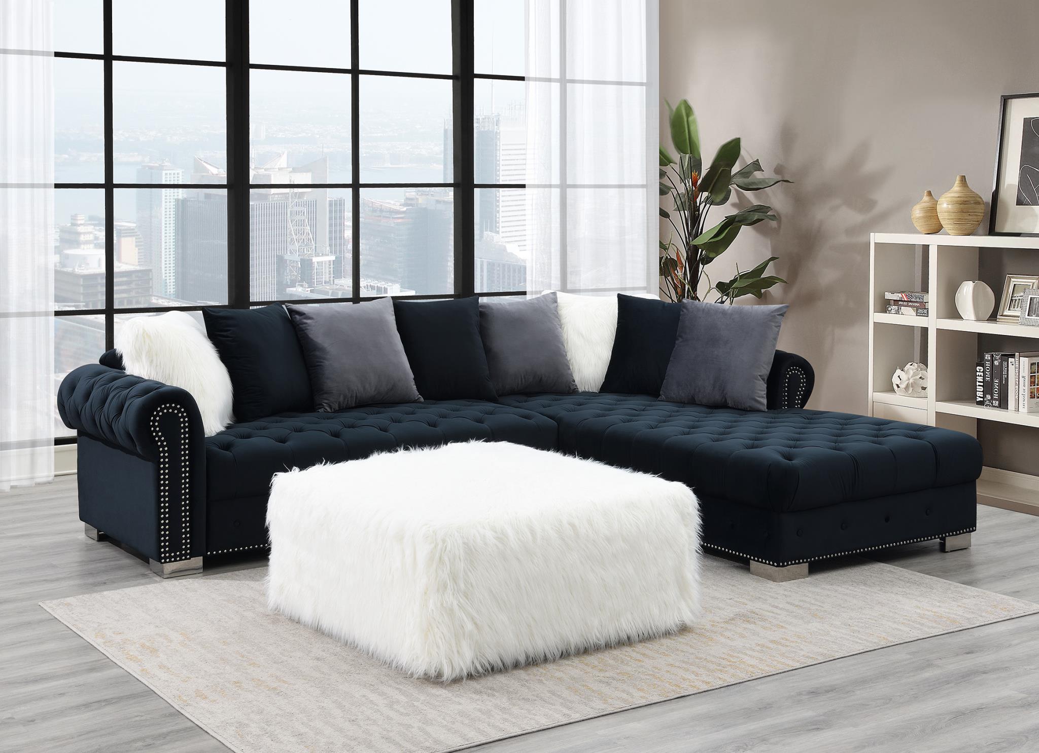 Helena Black Living Room Collection