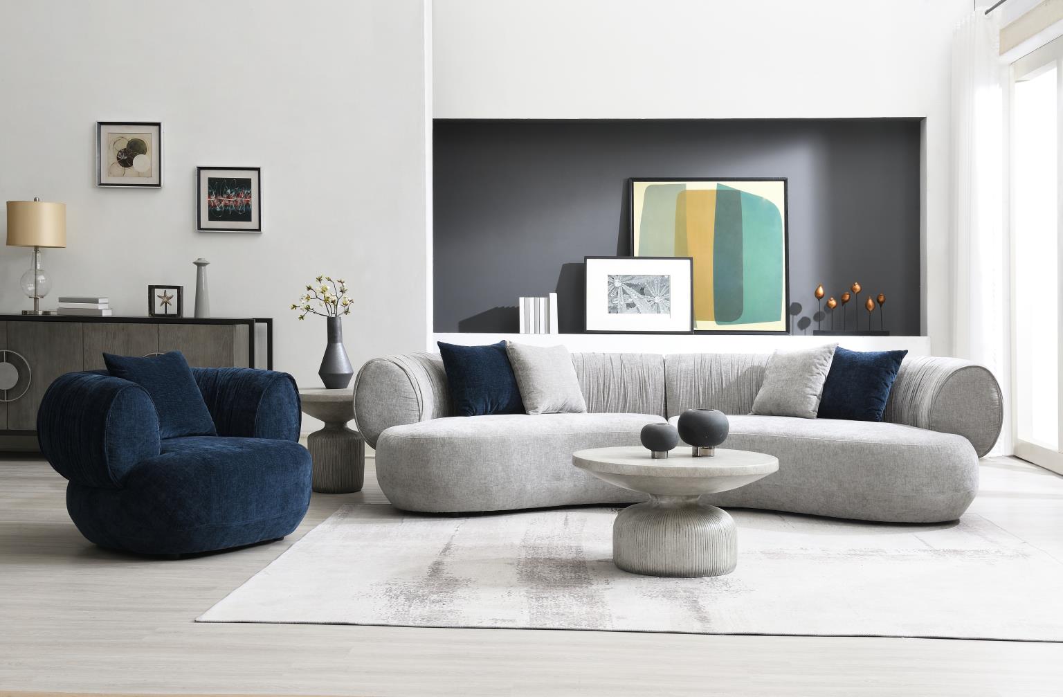 Azura Gray Living Room Collection