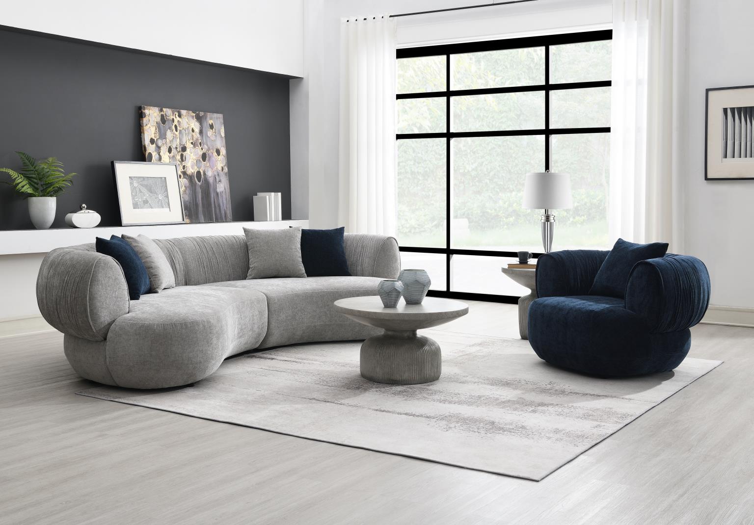 Azura Gray Living Room Collection