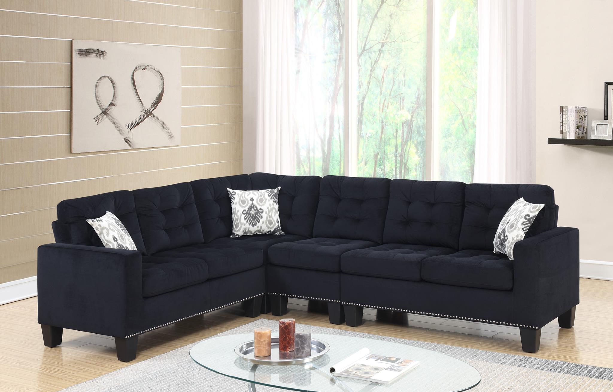 Edie Black Living Room Collection