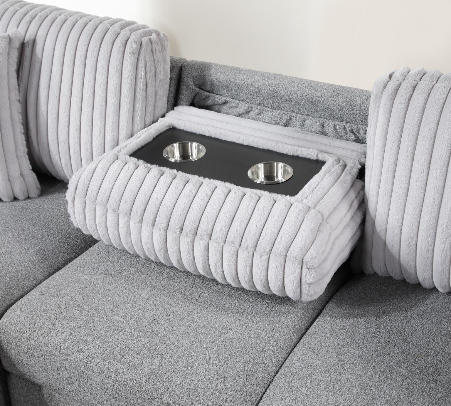 Serena Light Gray Living Room Collection