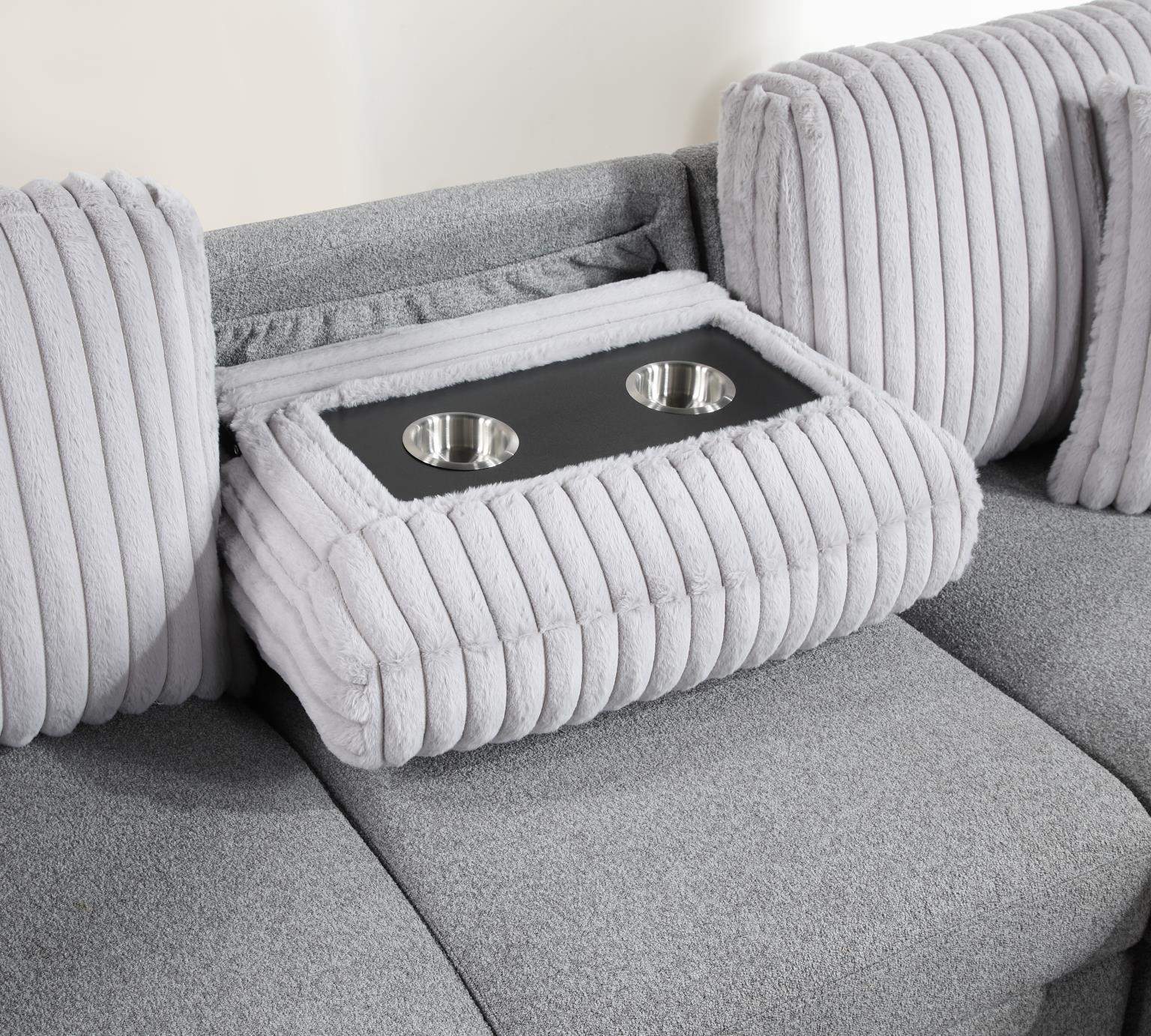 Serena Light Gray Living Room Collection