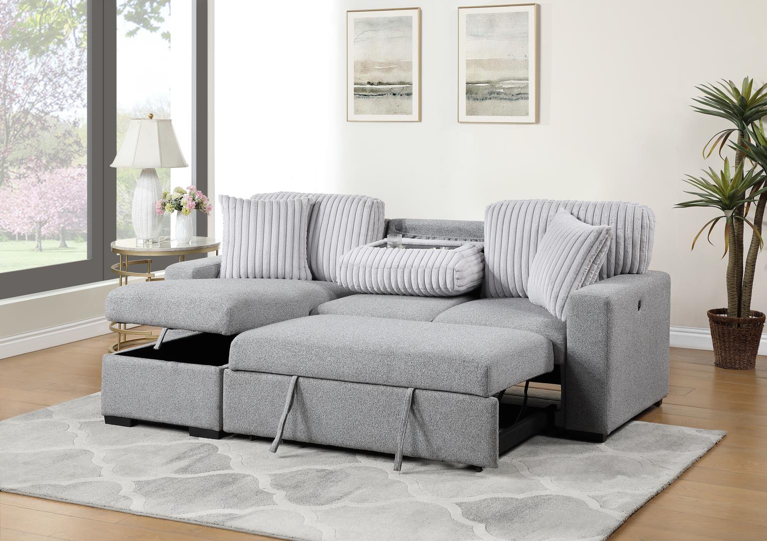 Serena Light Gray Living Room Collection