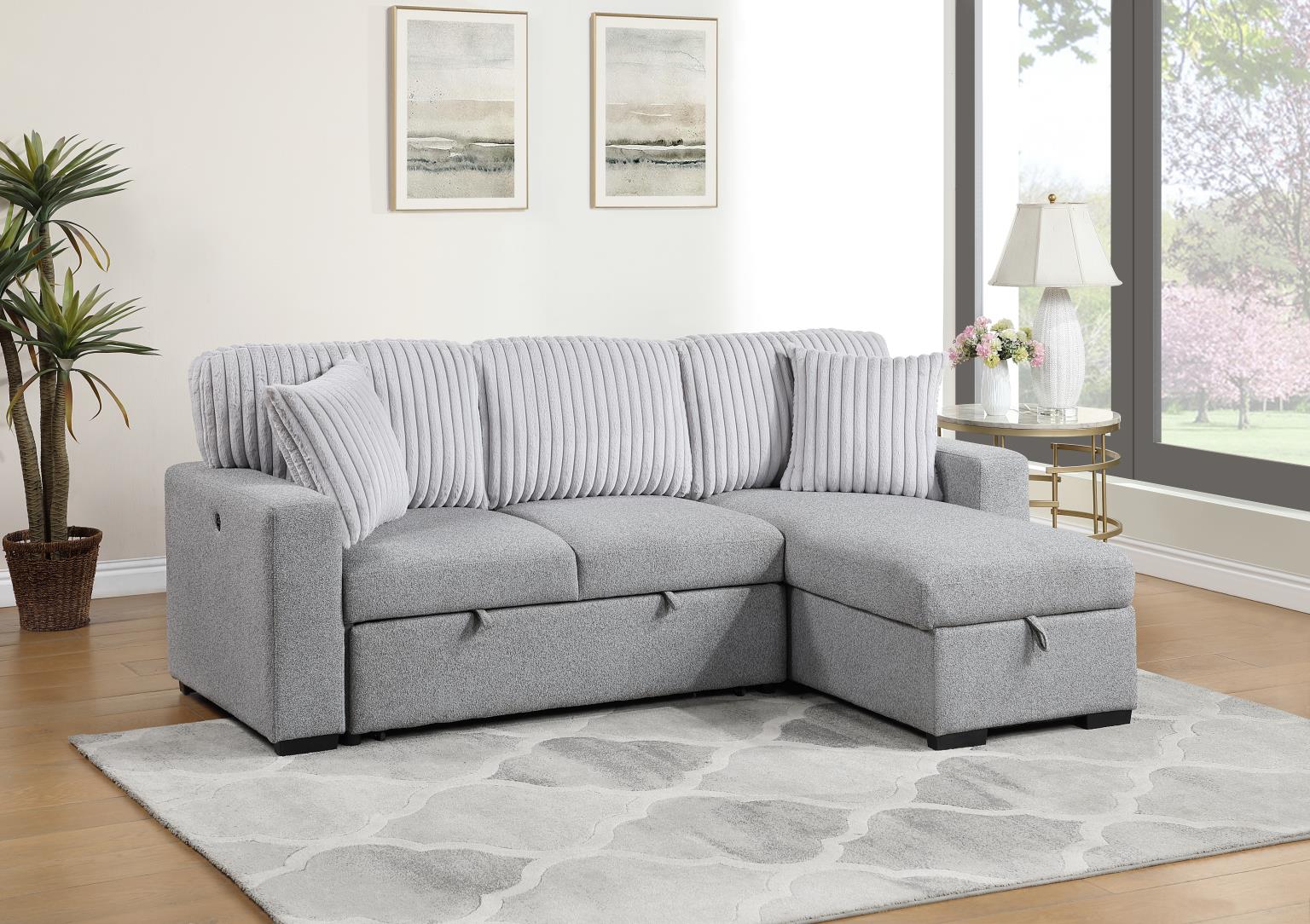 Serena Light Gray Living Room Collection