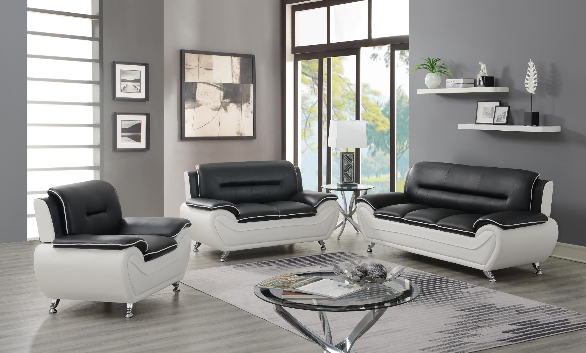 Barcelona B.W Living Room Collection