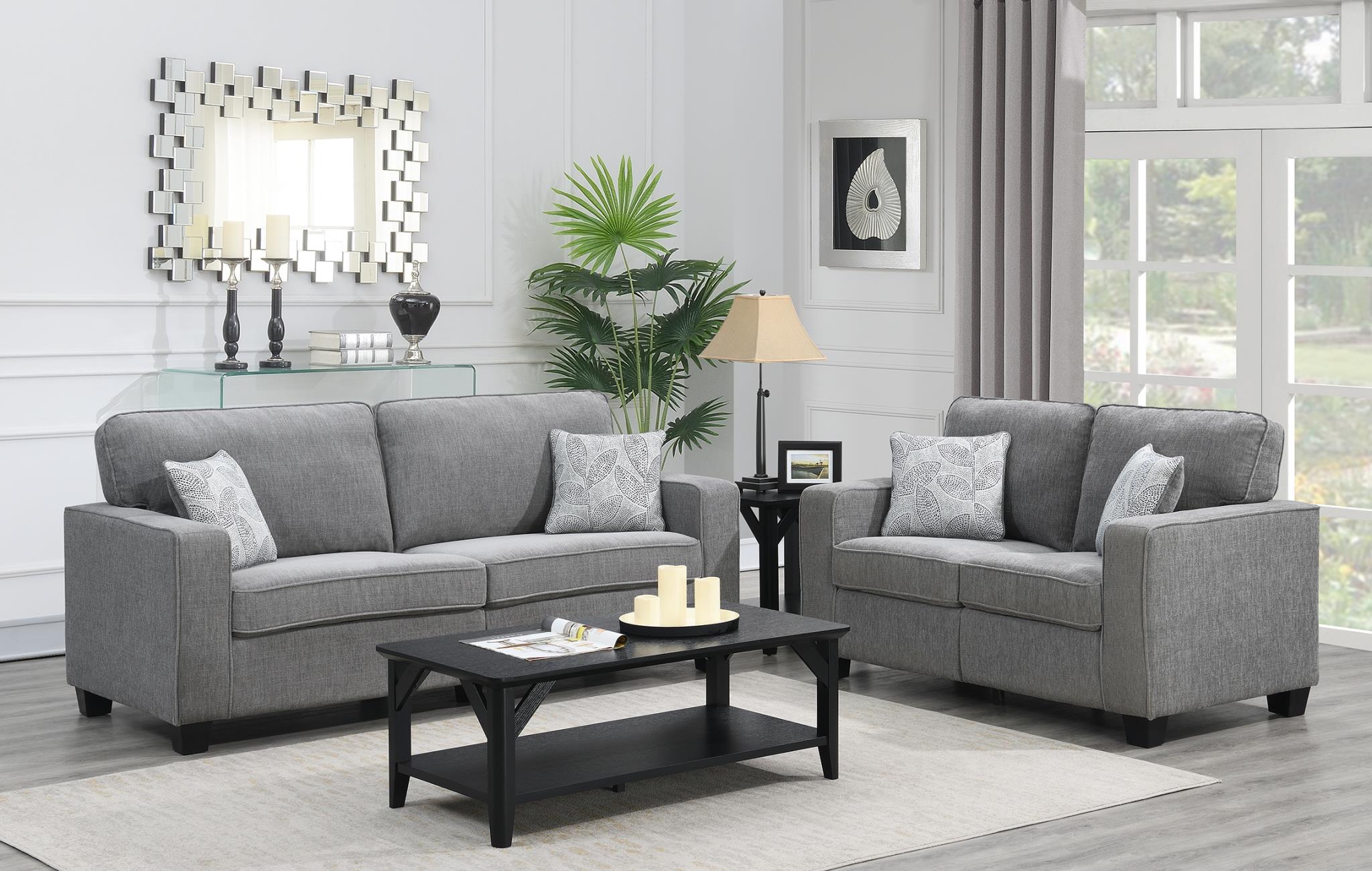 Earsom Gray Living Room Collection