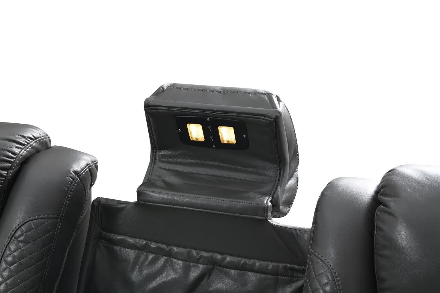 Hunnley Gray Power Reclining Living Collection