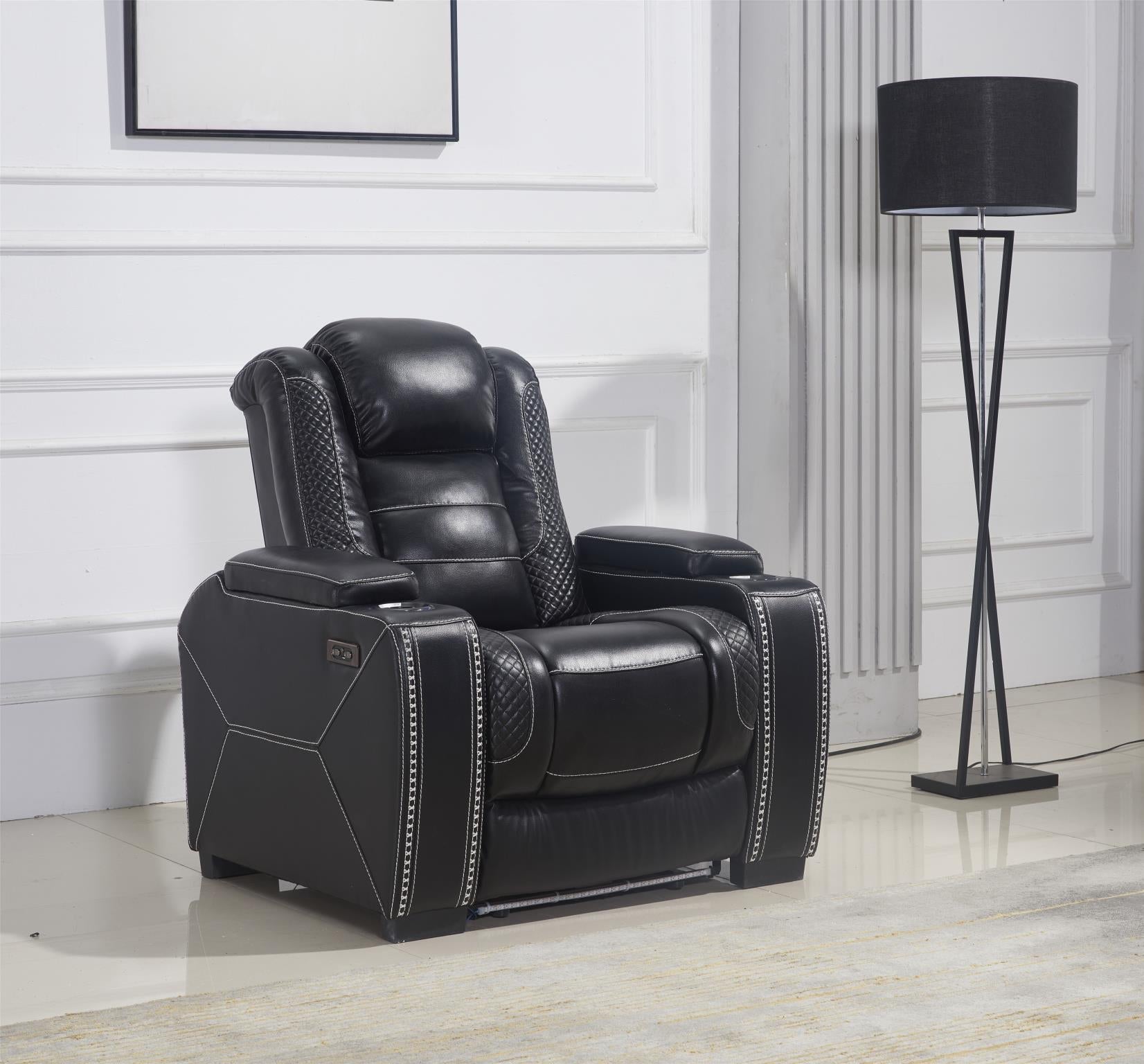 Power Reclining Sofa-Power Reclining Loveseat