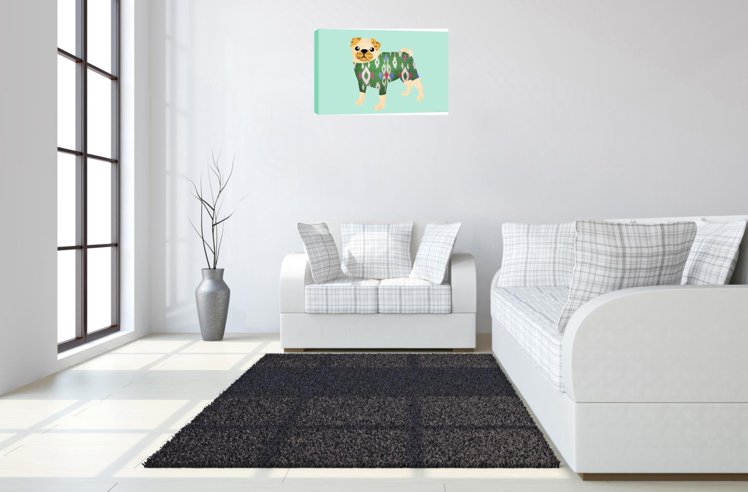 Gallery Wrapped Giclee On Canvas 1.5" Stretcher Bar Curated Canvas