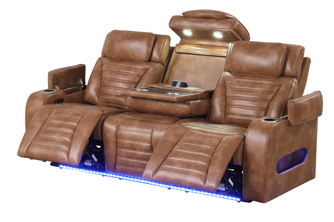 TOKYO 3PC Brown Power Reclining Set – FREE Rug or TV!